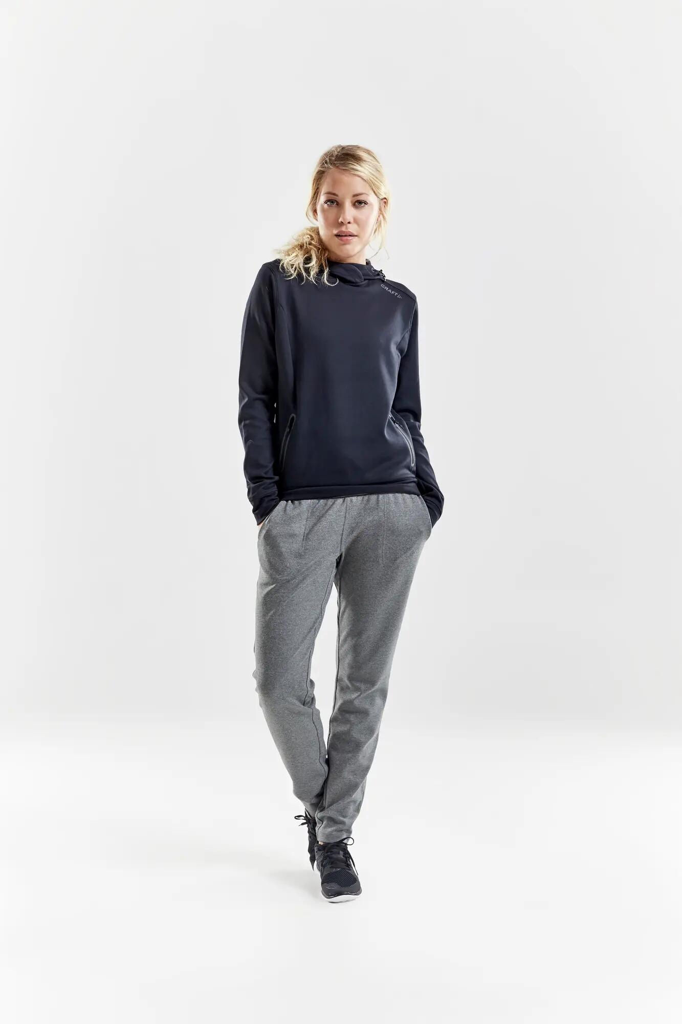 craft Noble Loose Fit Tights W - Pantalon en jersey doux, coupe large – Dark 2/4