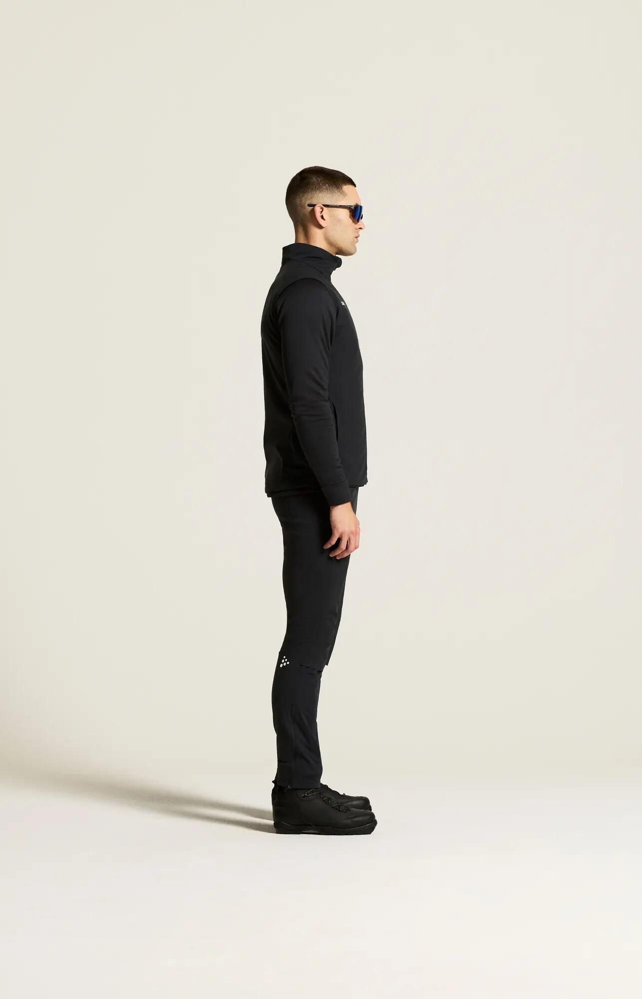 craft Nordic Club 2.0 Vest M – Mouwloos vest, winddicht voorzijde – Black 7/7