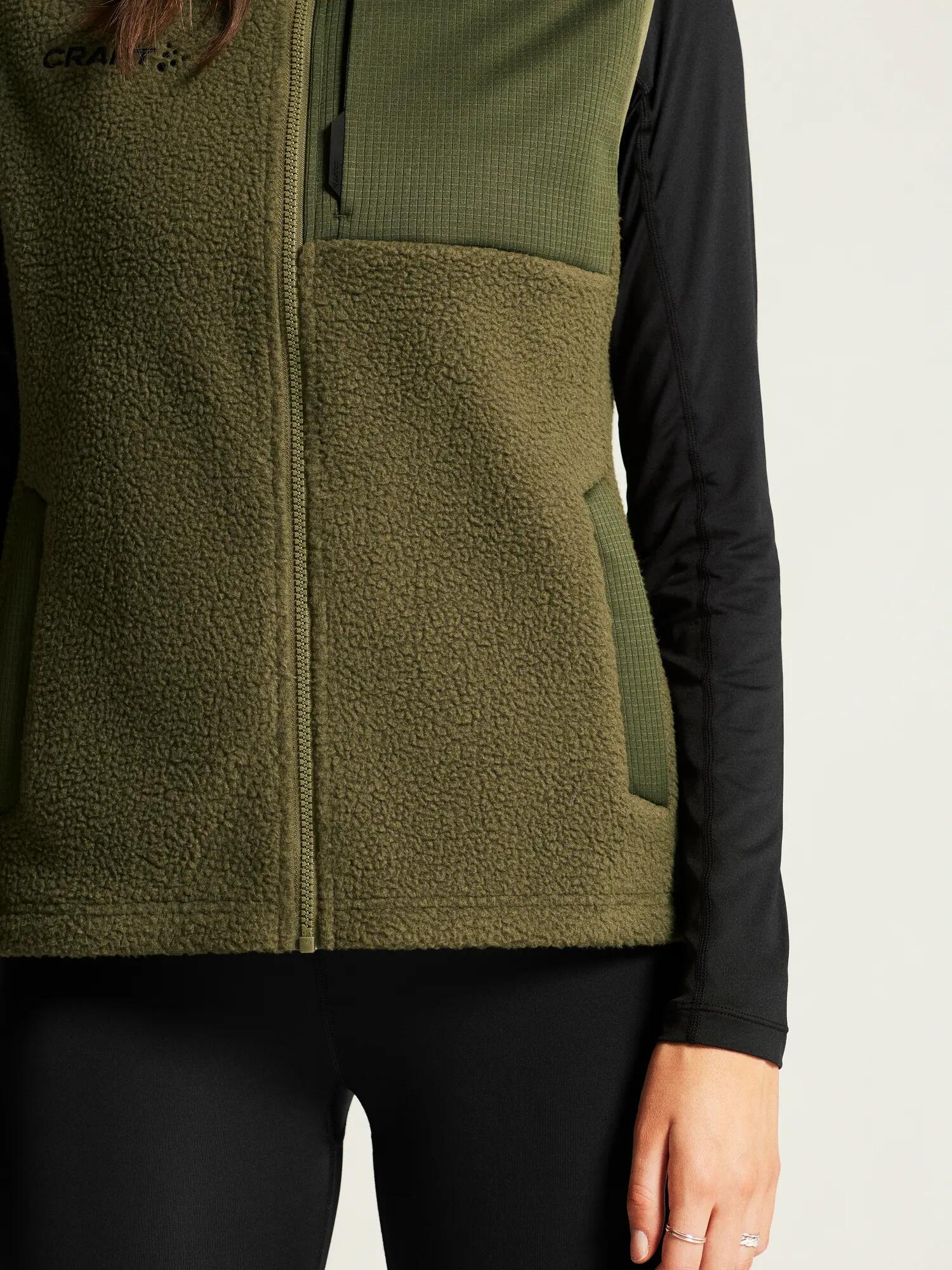 craft ADV Explore Pile Fleece Vest W – Warme, veelzijdige fleecevest – Rift 2/7