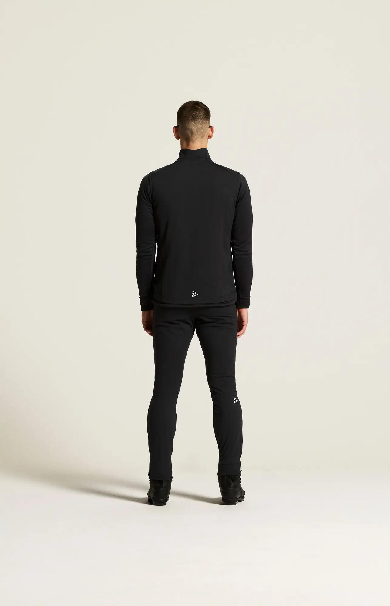 craft Nordic Club 2.0 Vest M – Mouwloos vest, winddicht voorzijde – Black 5/7