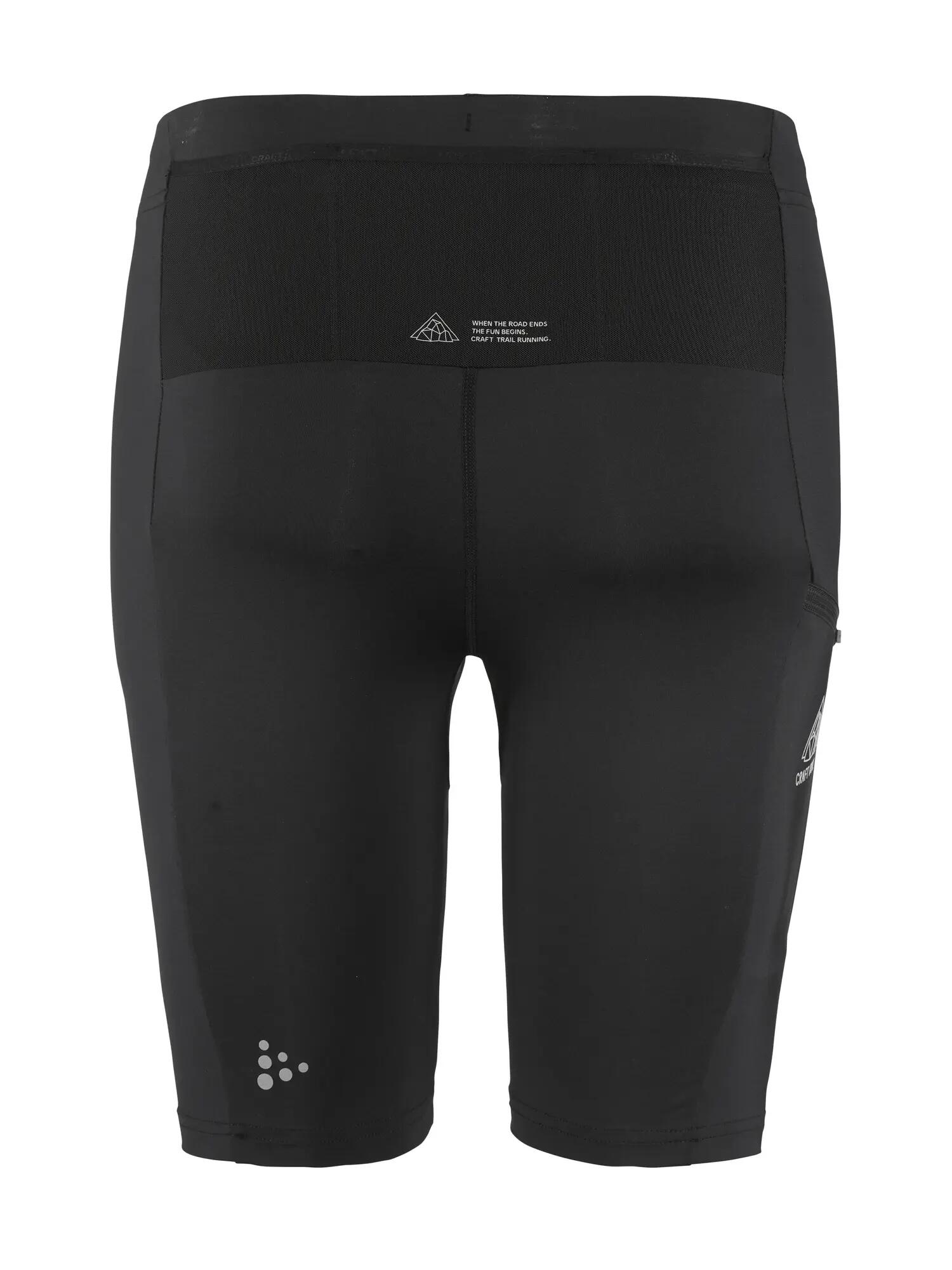 craft PRO Trail Short Tights 2 M – Collant court trail, noir – Black 2/7