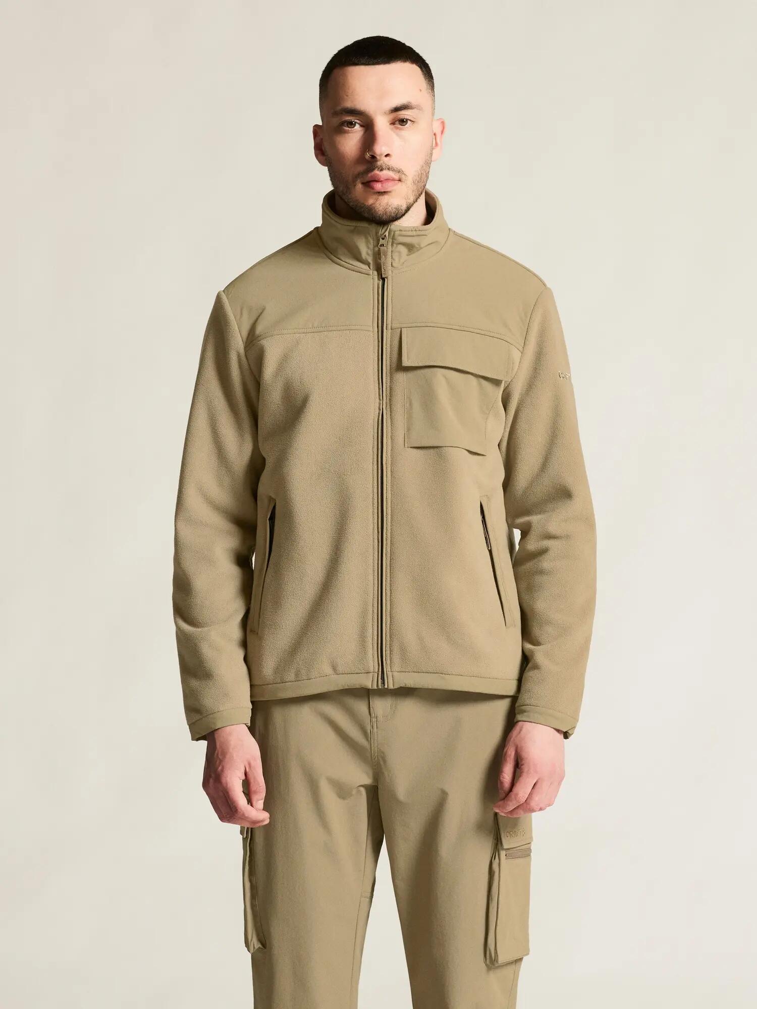 craft Urban Fleece Jacket M — Schwere Fleecejacke, robust und warm – Raw 5/7