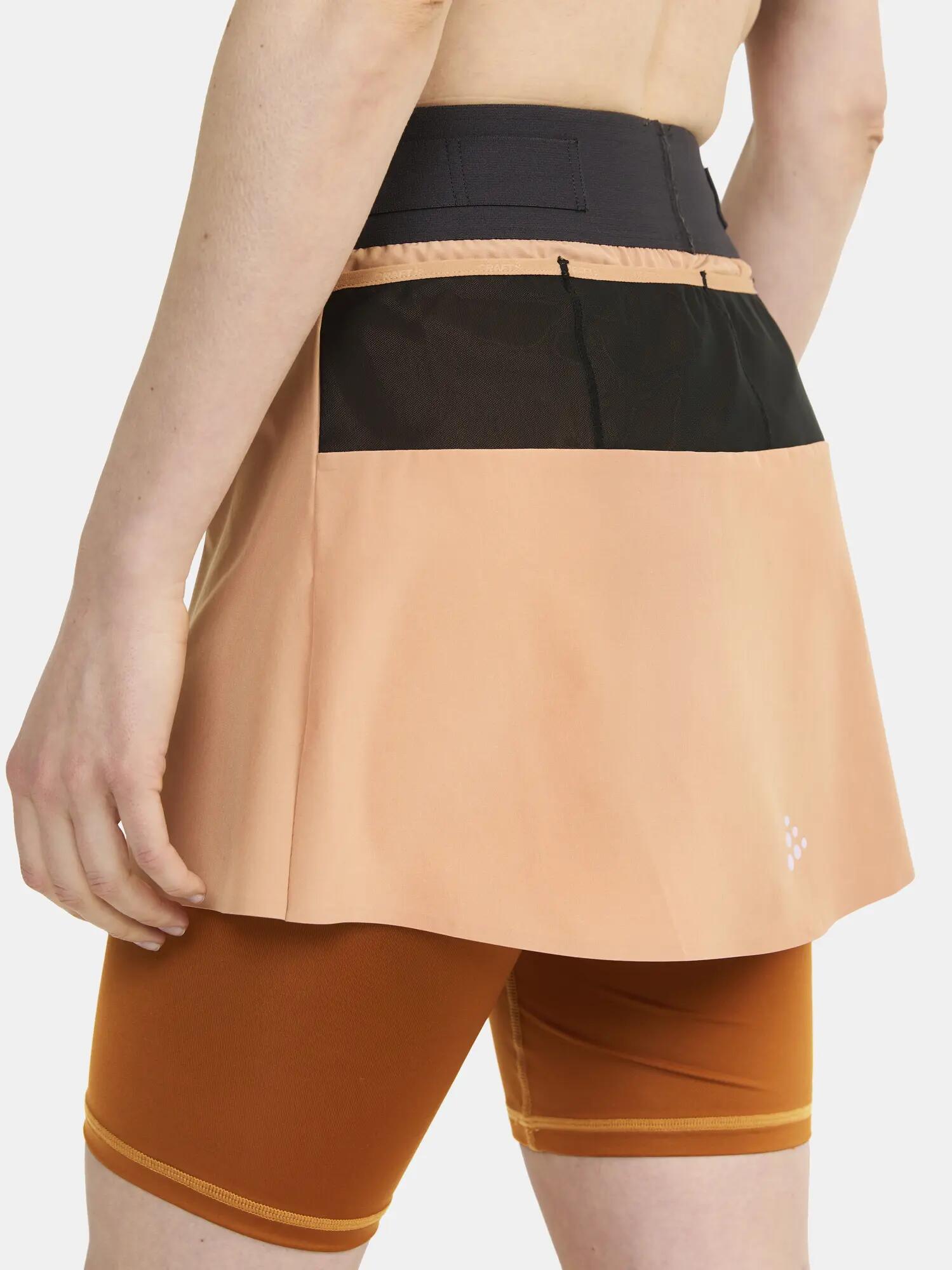 craft PRO Trail 2in1 Skirt W – 2‑in‑1 Trailrock – Cliff-Mud 4/7
