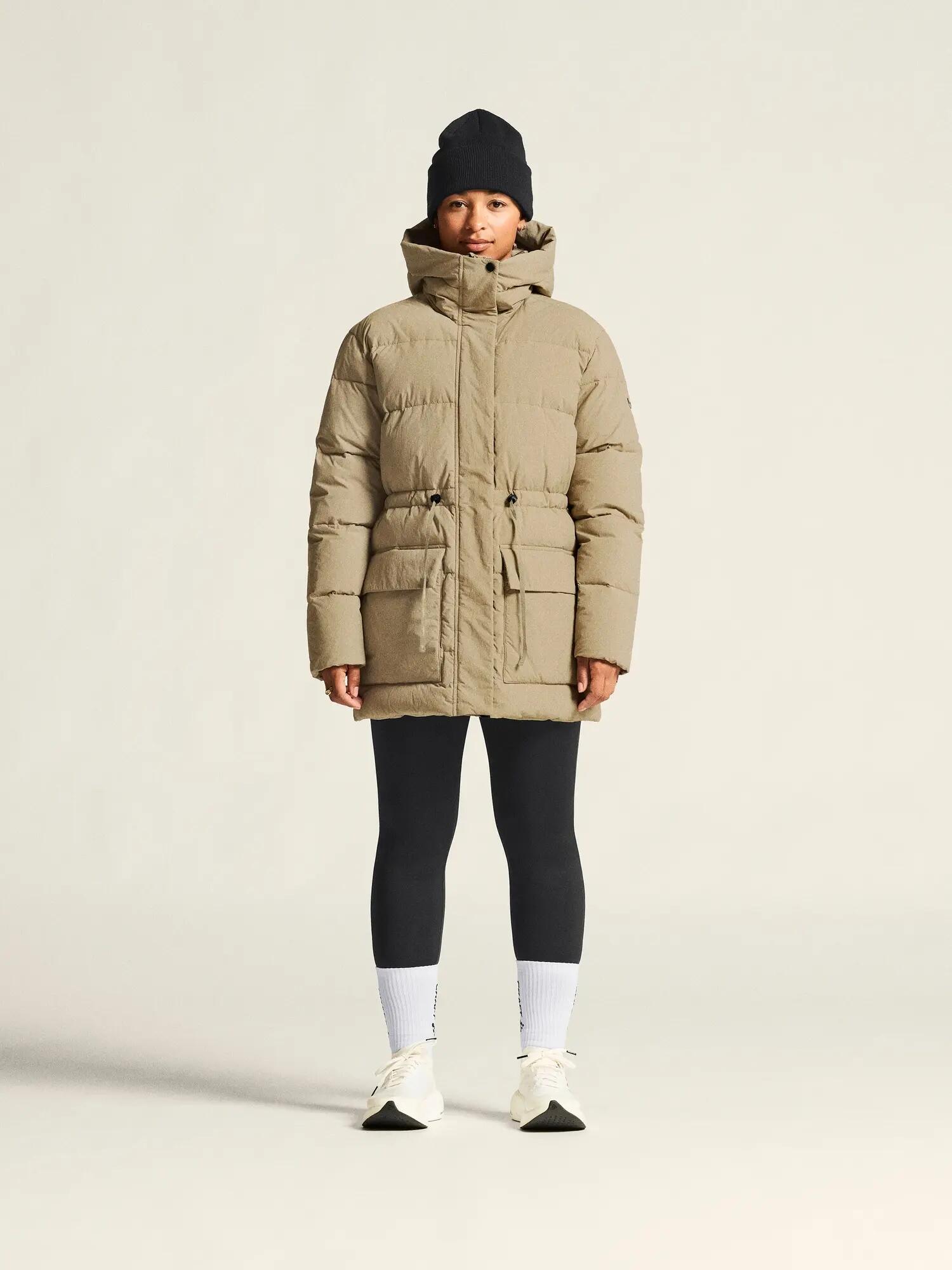 craft Urban Down Puffer Jacket Mulher – Enchimento em penugem 80/20 – Taupe 7/7
