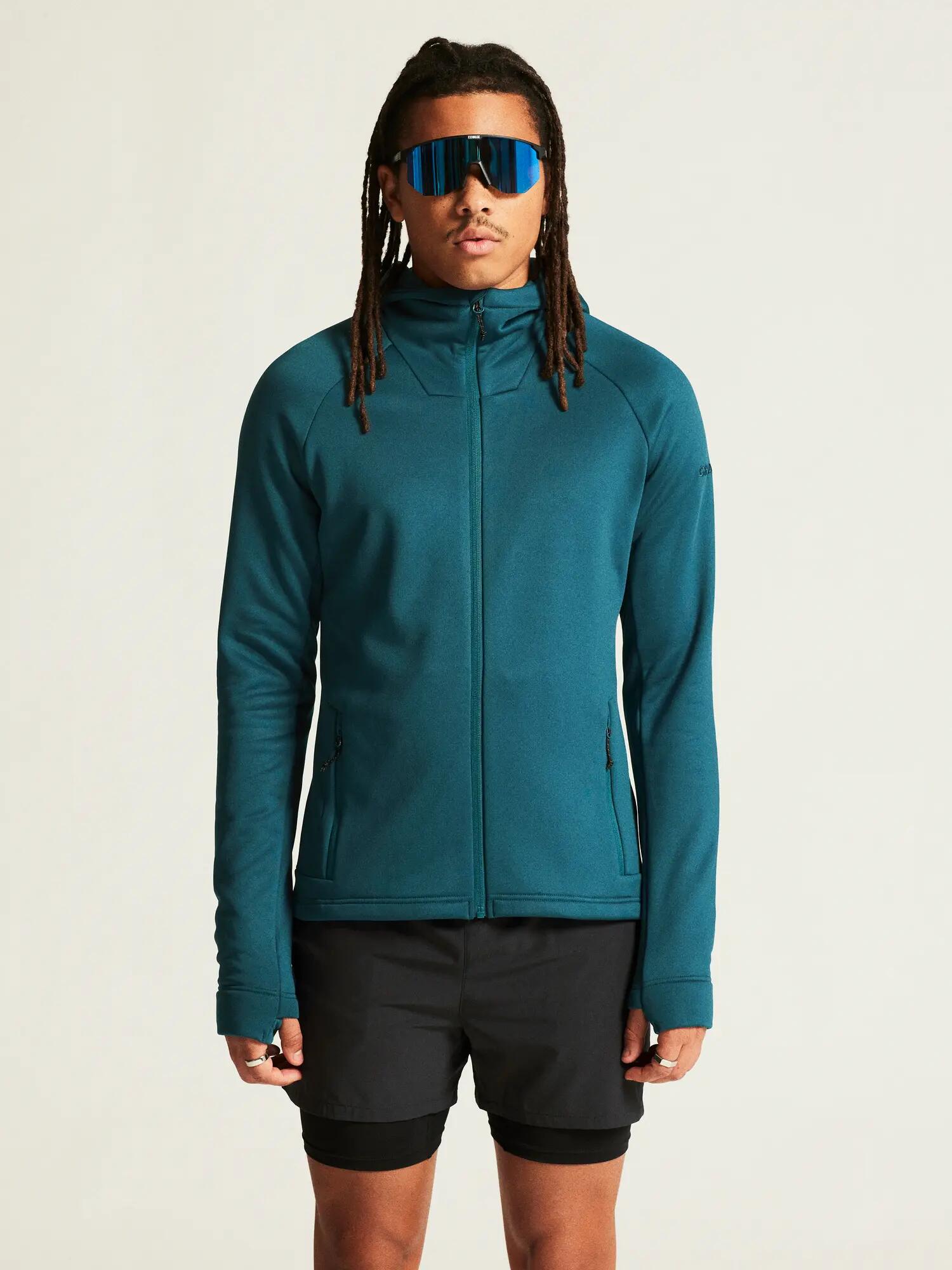 craft ADV Explore Power Fleece Kapuzenjacke Herren – Alfa 3/7