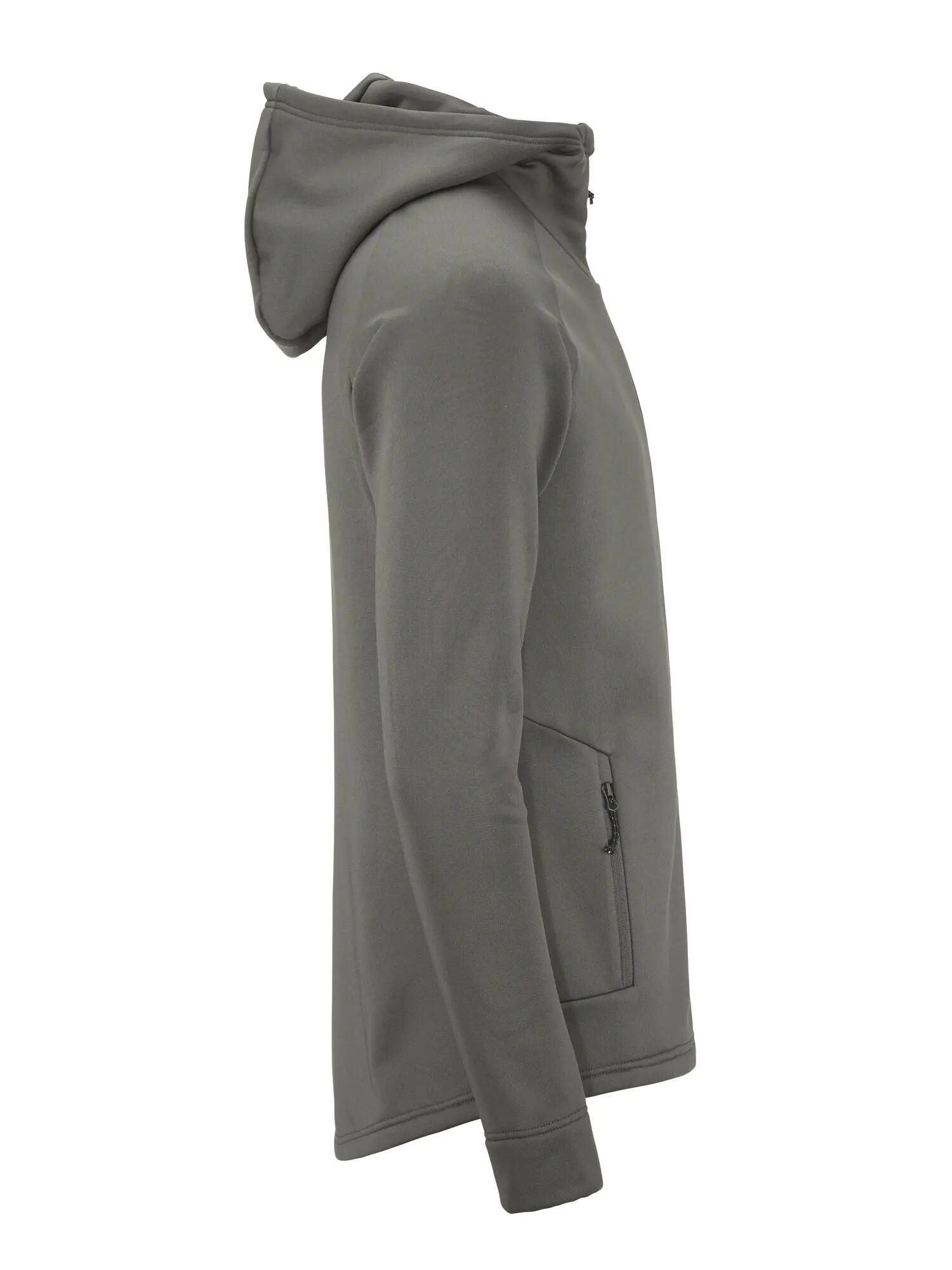 craft ADV Explore Power Fleece Hood Jacket M – Weiches Stretch-Fleece – Granite 6/7