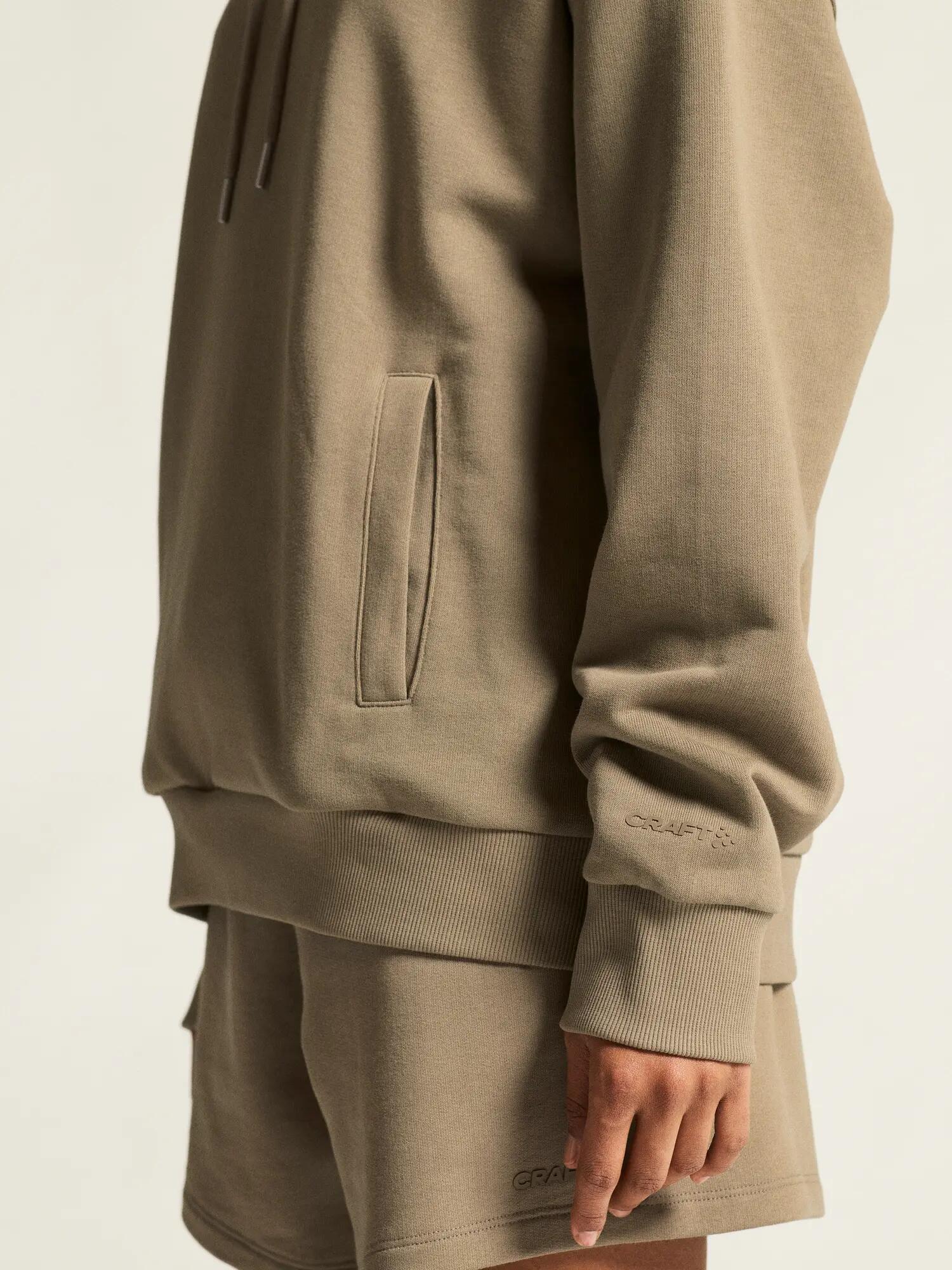 craft Frequent Hoodie W – Kapuzenpullover aus Bio-Baumwolle, entspannte 5/7