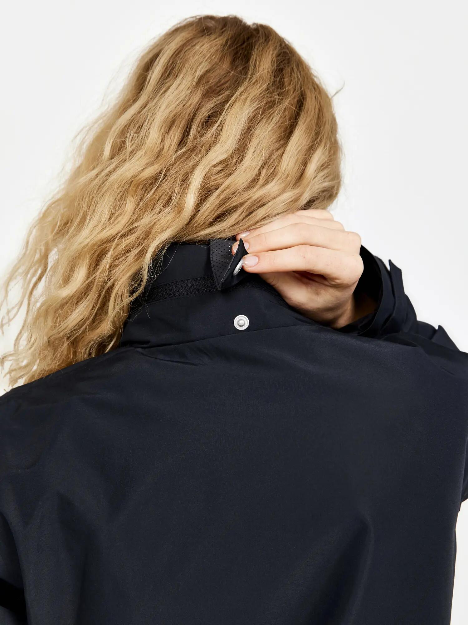 craft ADV Bike Ride Hydro Jacket Dames – Water- en winddicht – Black 4/6