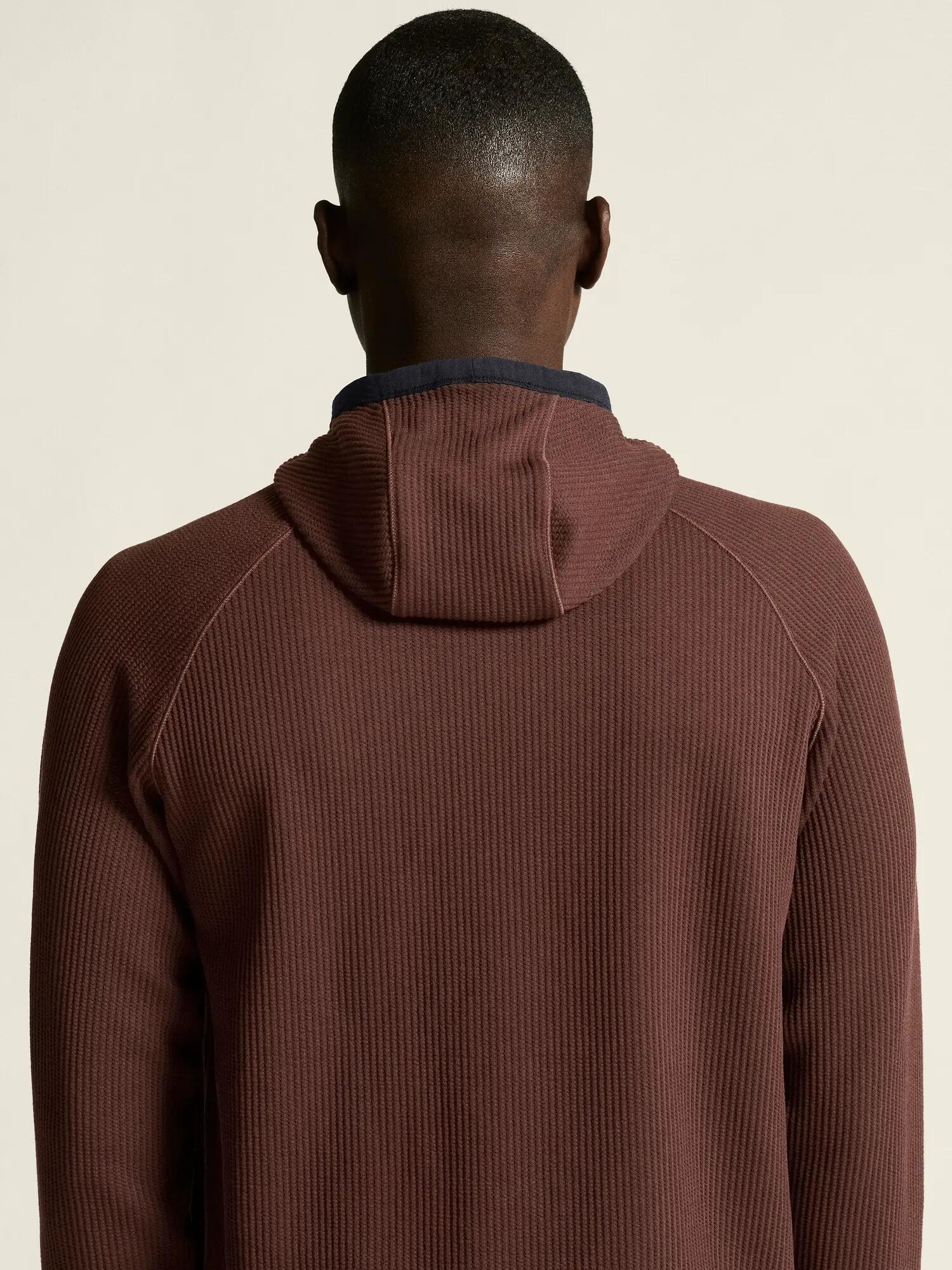 craft Grid Hood M – warmer Baselayer-Hoodie mit Struktur – Prune 4/7