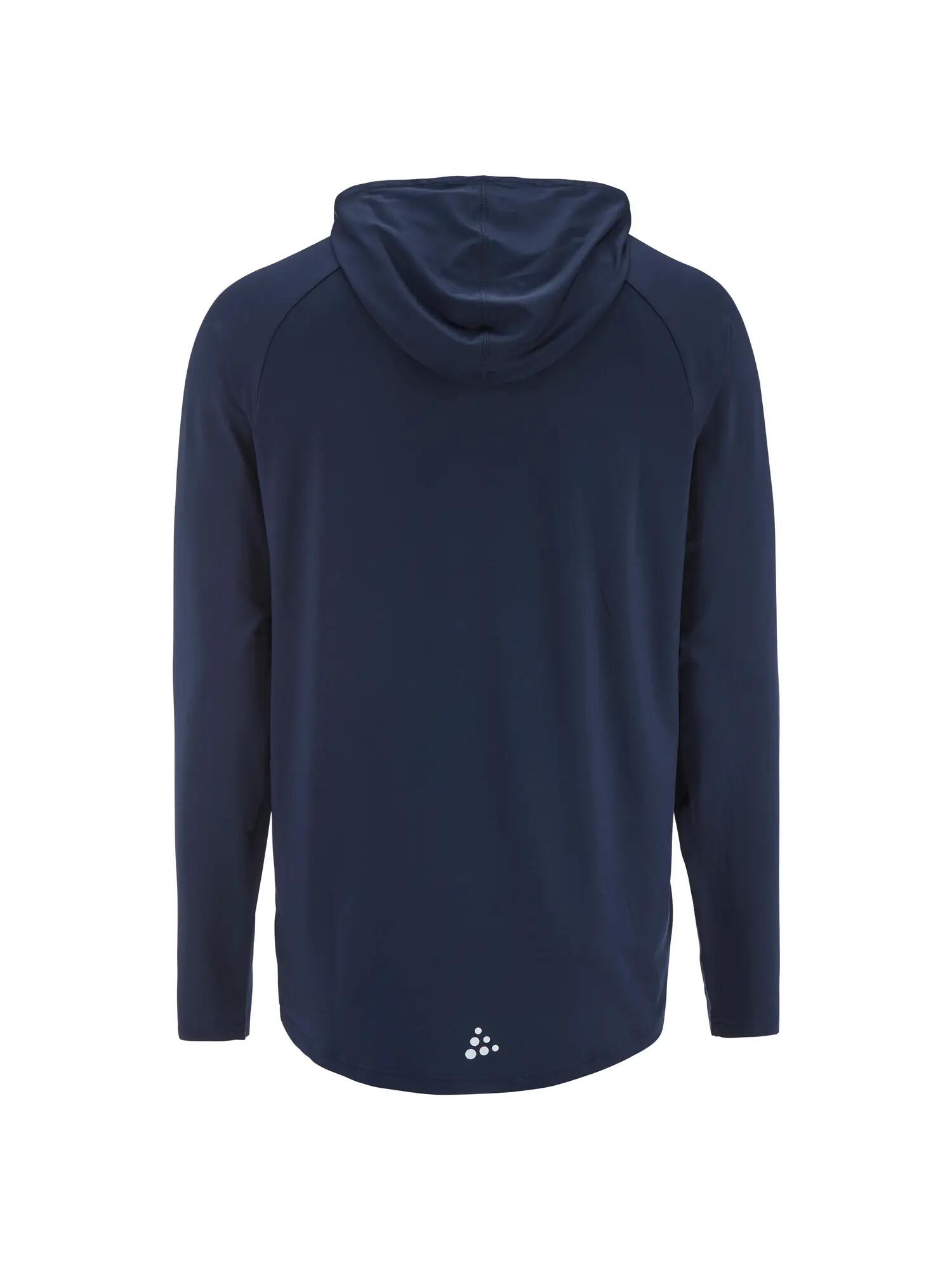 craft Ability Long Sleeve Hood M – Hoodie d'échauffement extensible Navy 4/7