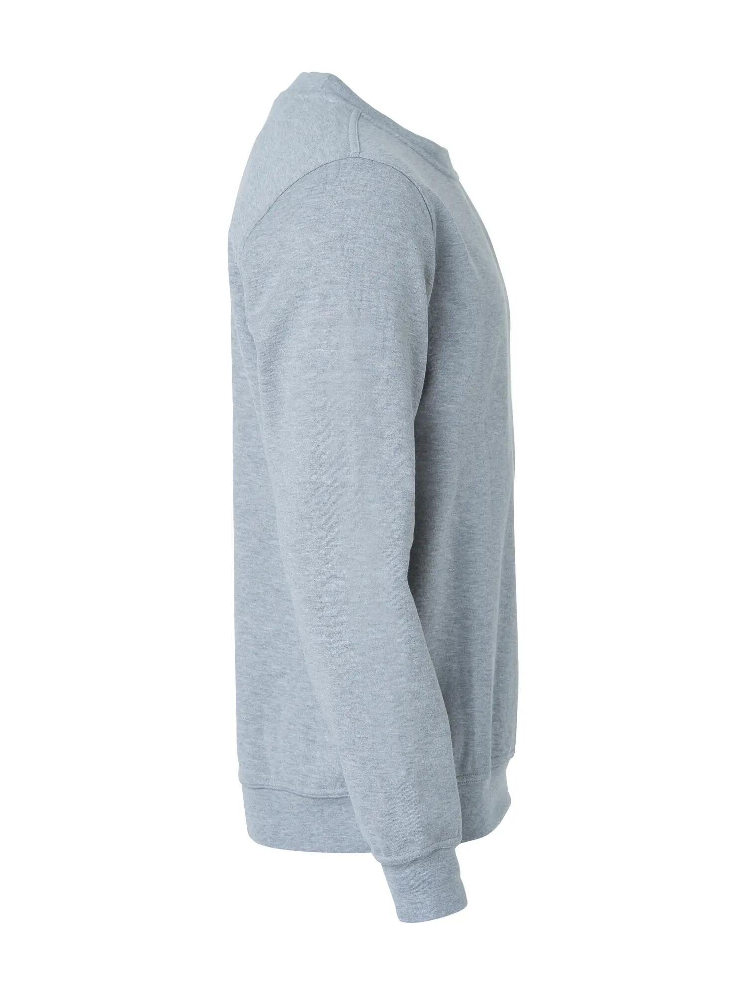 clique Basic Roundneck Junior sweatshirt decote redondo cinza mesclado – grey 4/4