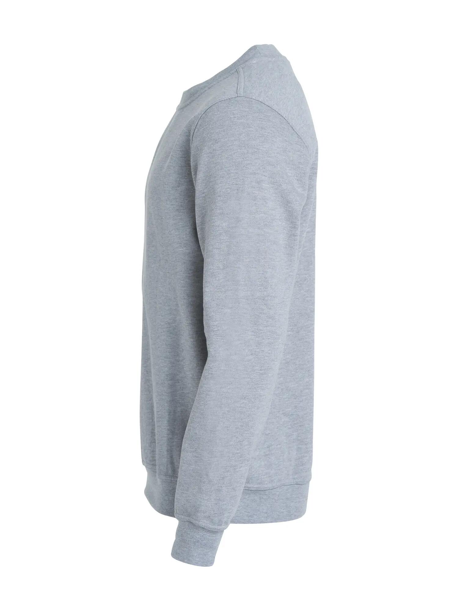 clique Basic Roundneck Junior sweatshirt decote redondo cinza mesclado – grey 3/4