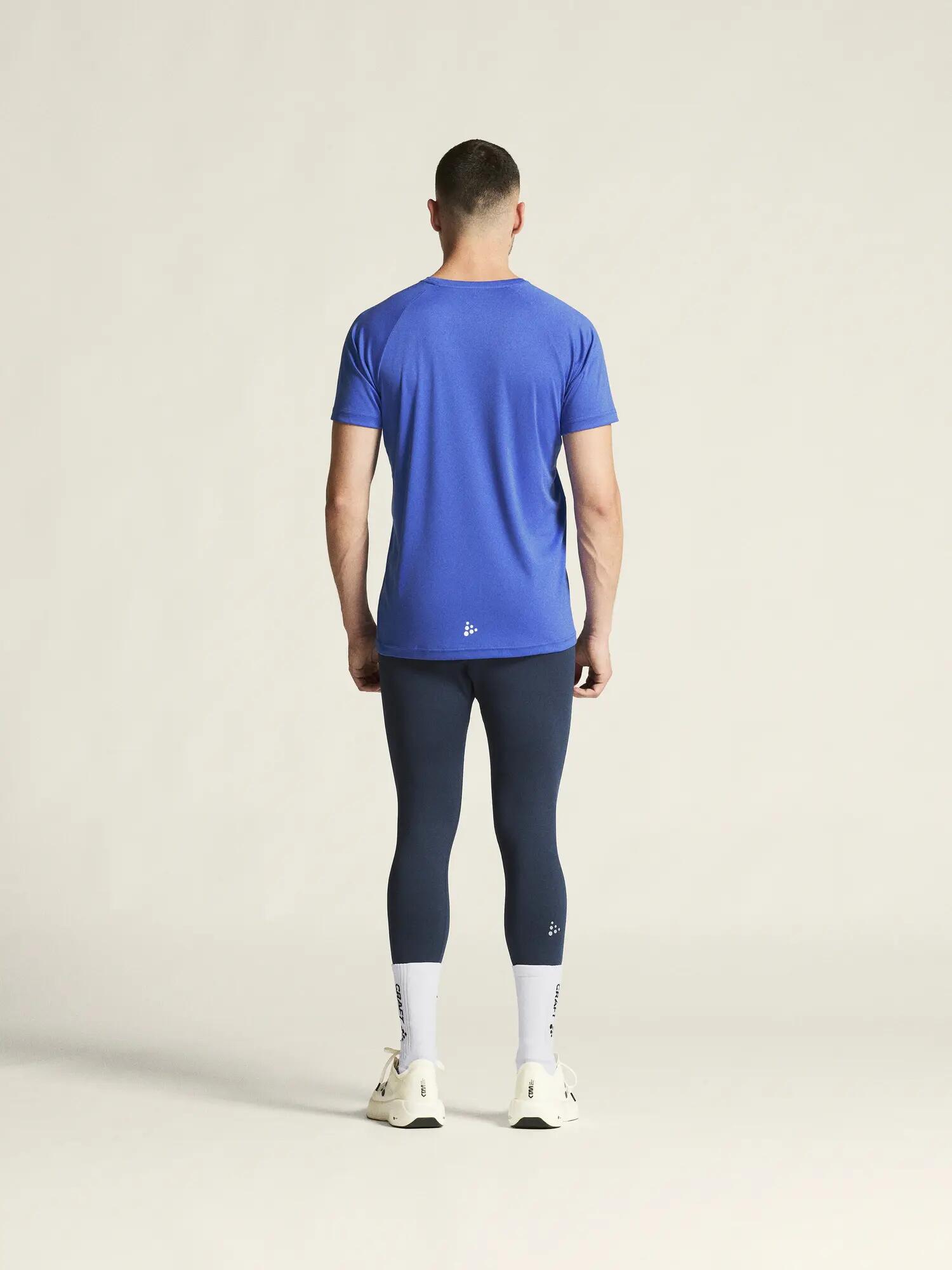 craft T-shirt CORE Essence Logo M in poliestere riciclato – Ink Blue 6/7