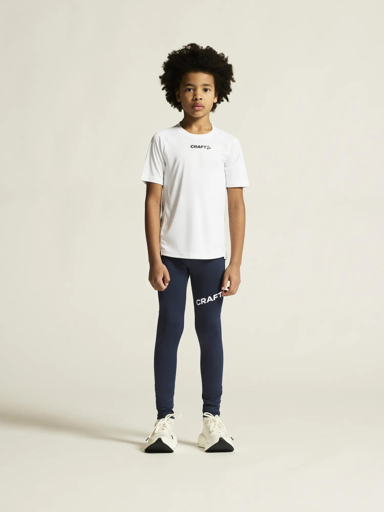 craft Rush 2.0 SS Tee Jr leichtes Trainingsshirt – White 6/7
