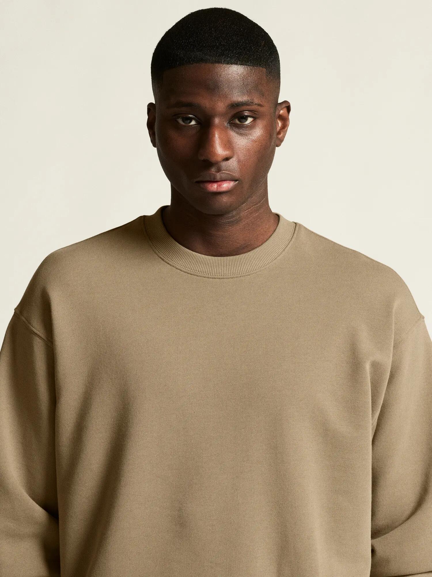 craft Frequent RN Sweatshirt M aus Bio-Baumwolle, relaxed Fit – Taupe 5/7