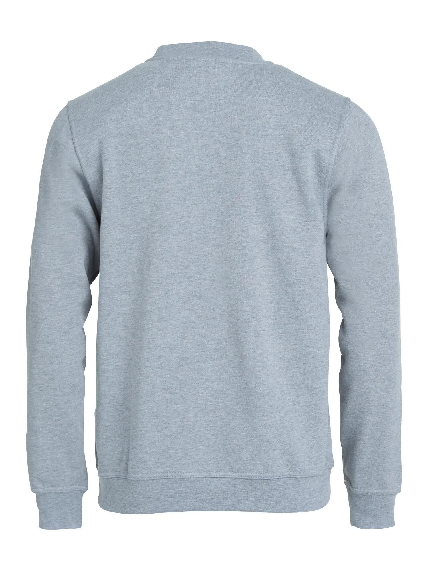 clique Basic Roundneck Junior sweatshirt decote redondo cinza mesclado – grey 2/4