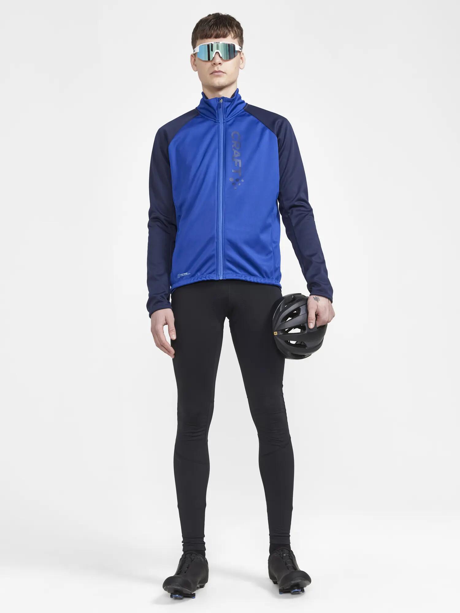 craft Core Bike SubZ Jacket – Wärmende, winddichte Fahrradjacke – Sodalit-Blaze 6/6