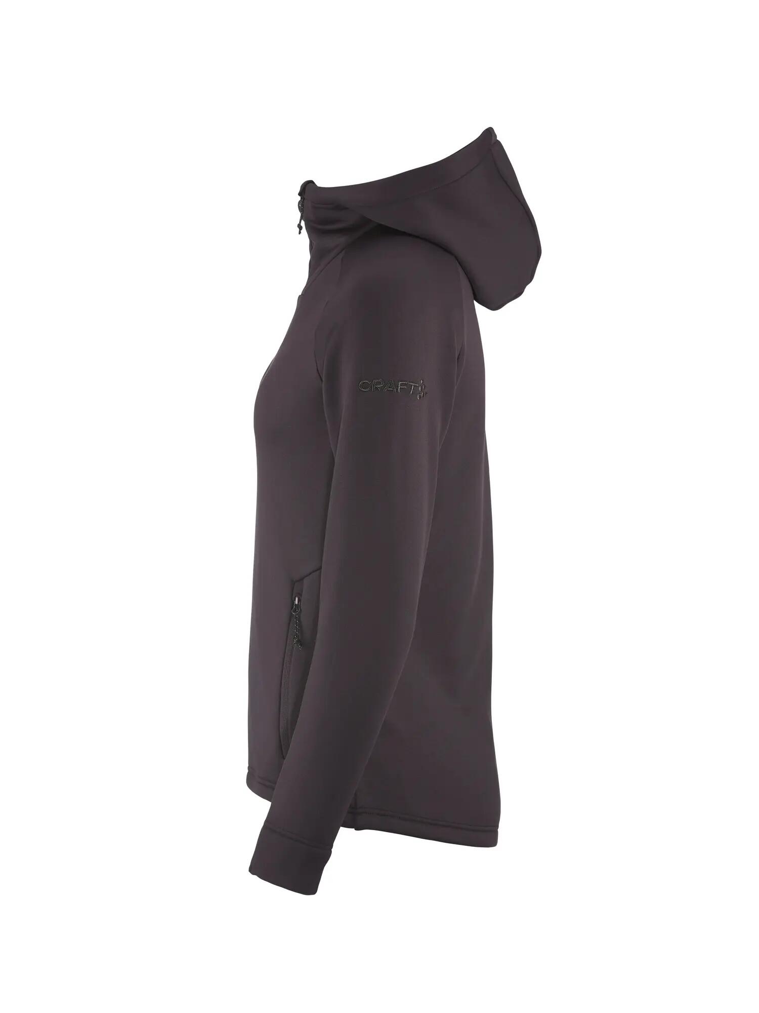 craft ADV Explore Power Fleece Hood Jacket W — Weiches Stretch-Fleece – Dk Plum 5/7