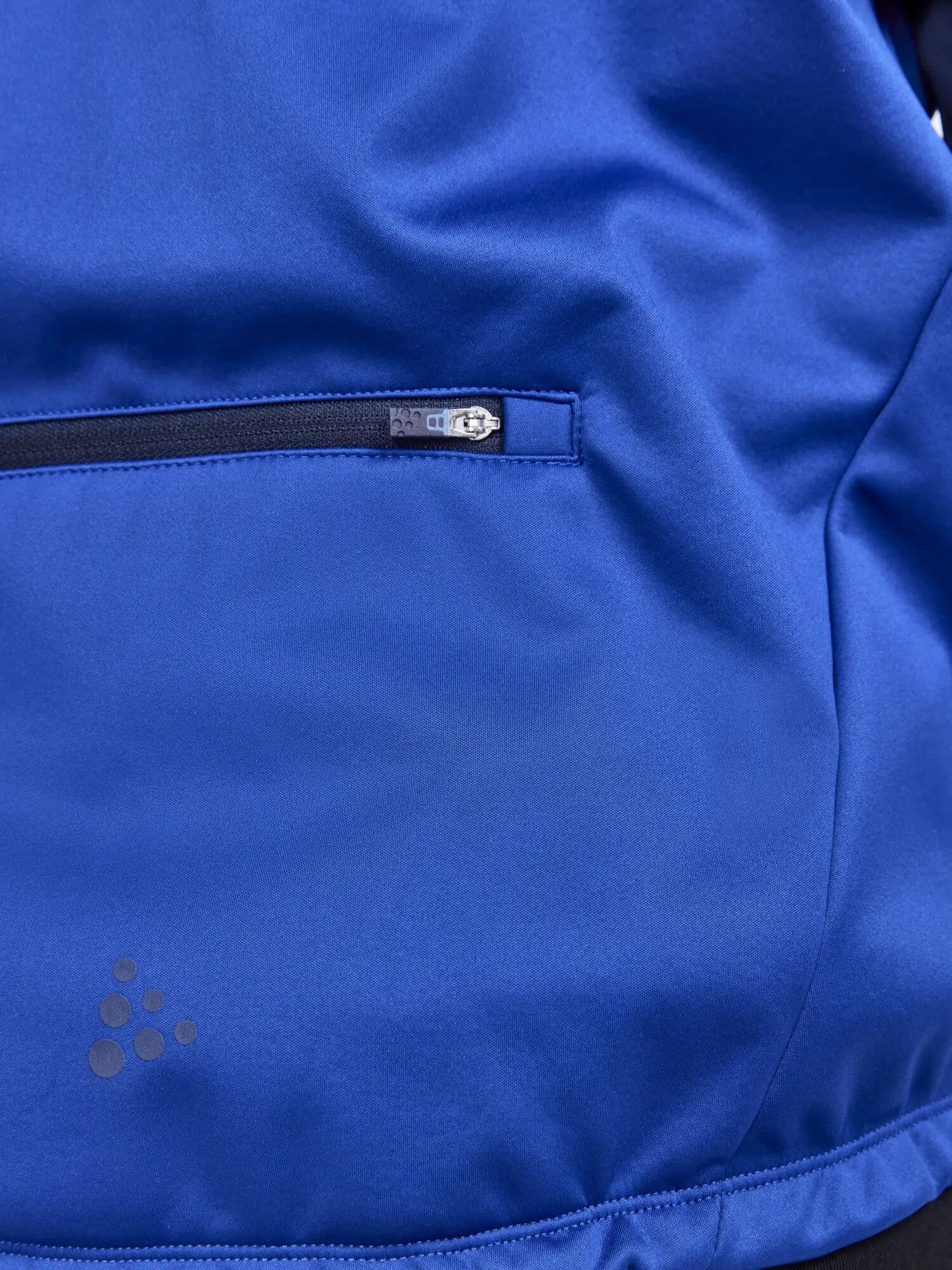 craft Core Bike SubZ Jacket – Wärmende, winddichte Fahrradjacke – Sodalit-Blaze 5/6