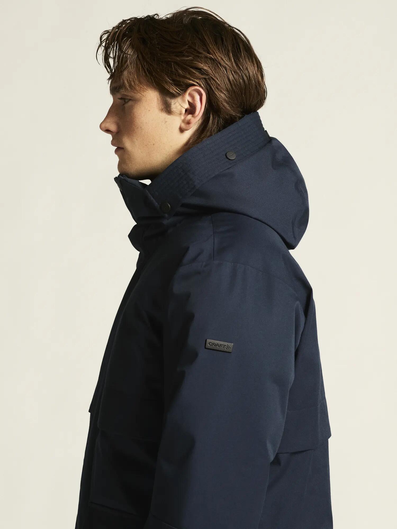 craft Urban Padded Parka M – Gepolsterte Herrenparka – Blaze 5/7