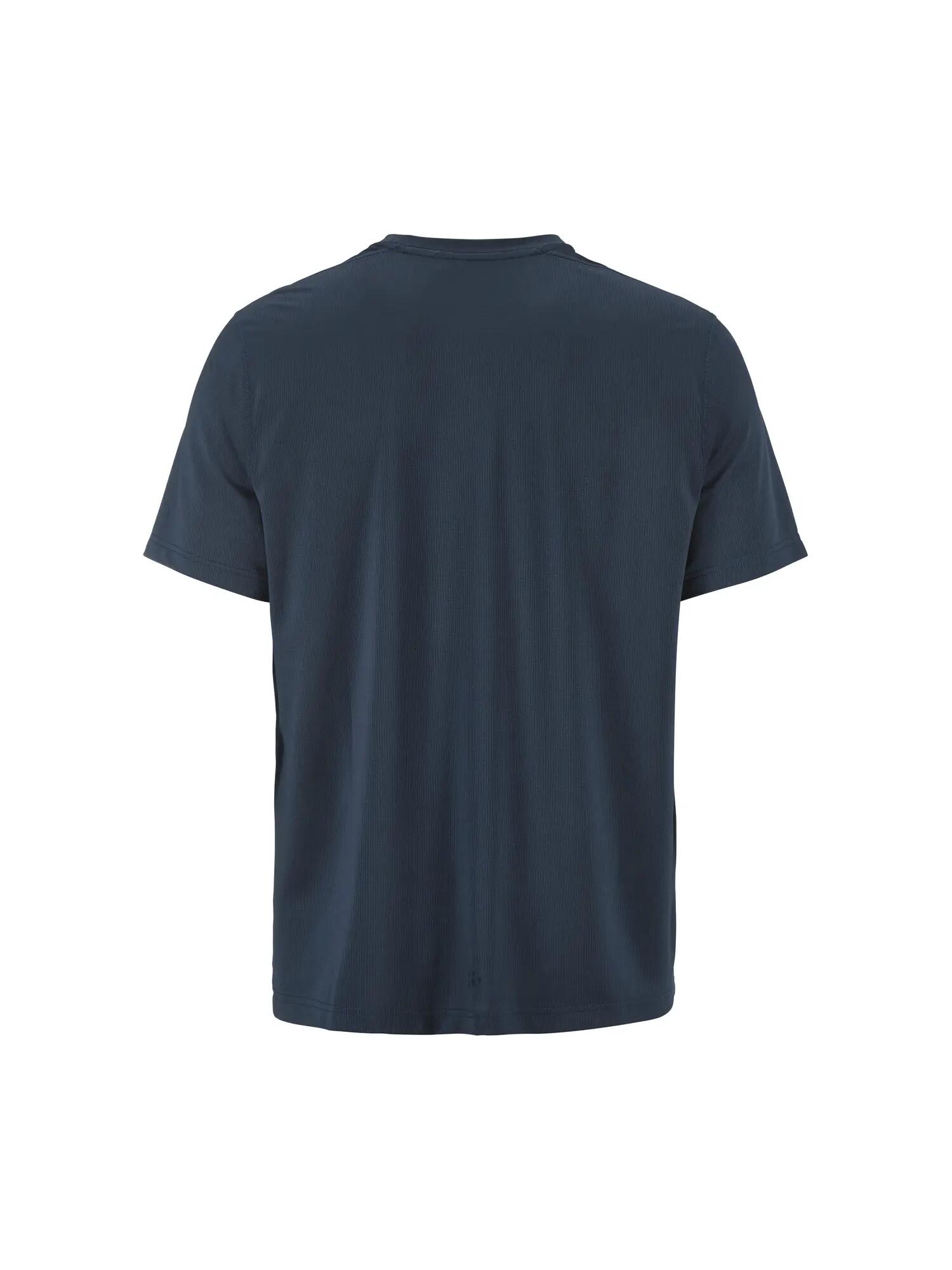 craft Essence Logo Tee 2 M – Trainings-T-Shirt aus recyceltem Mesh – Night 2/7