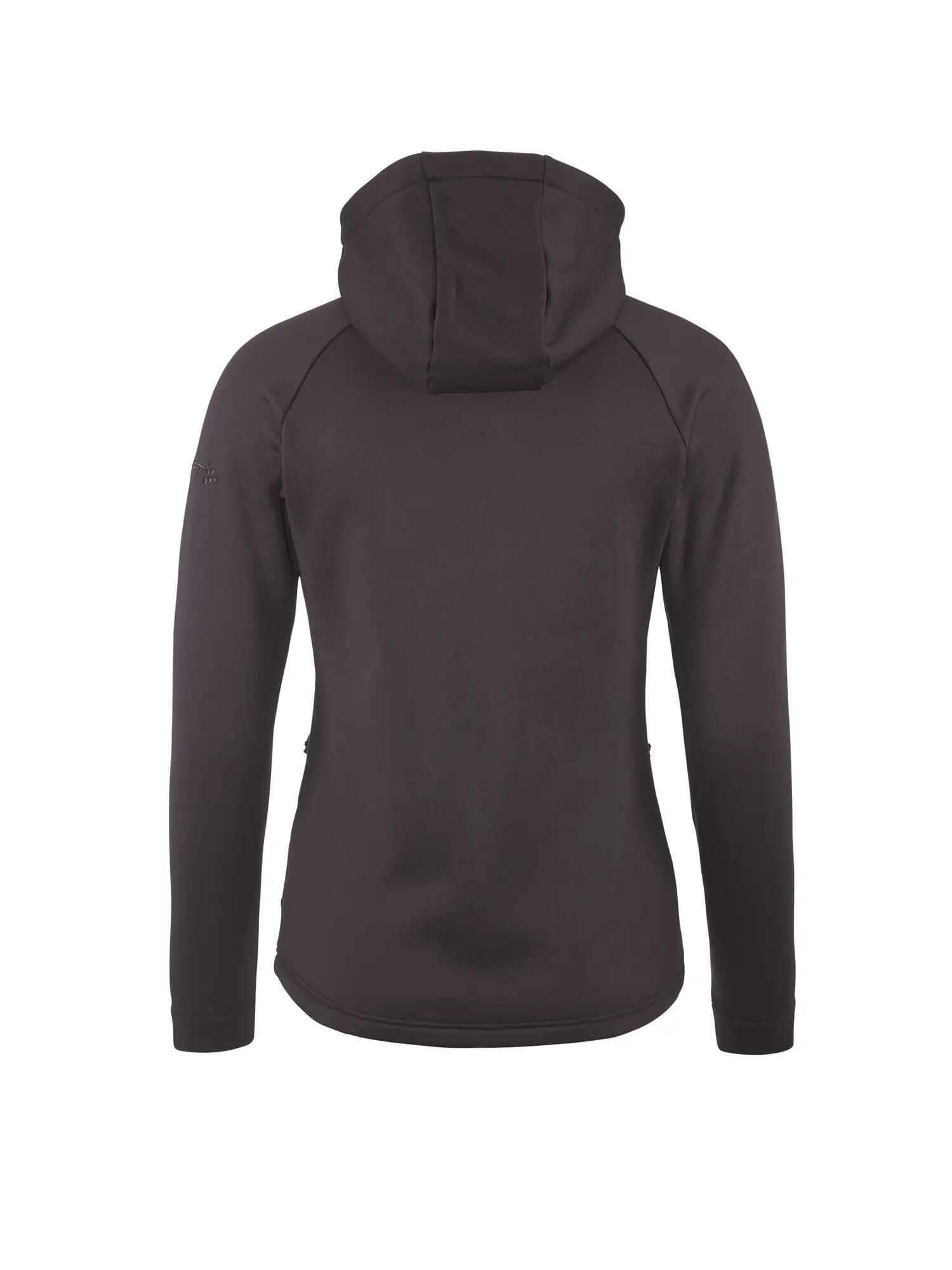 craft ADV Explore Power Fleece Hood Jacket W — Weiches Stretch-Fleece – Dk Plum 3/7