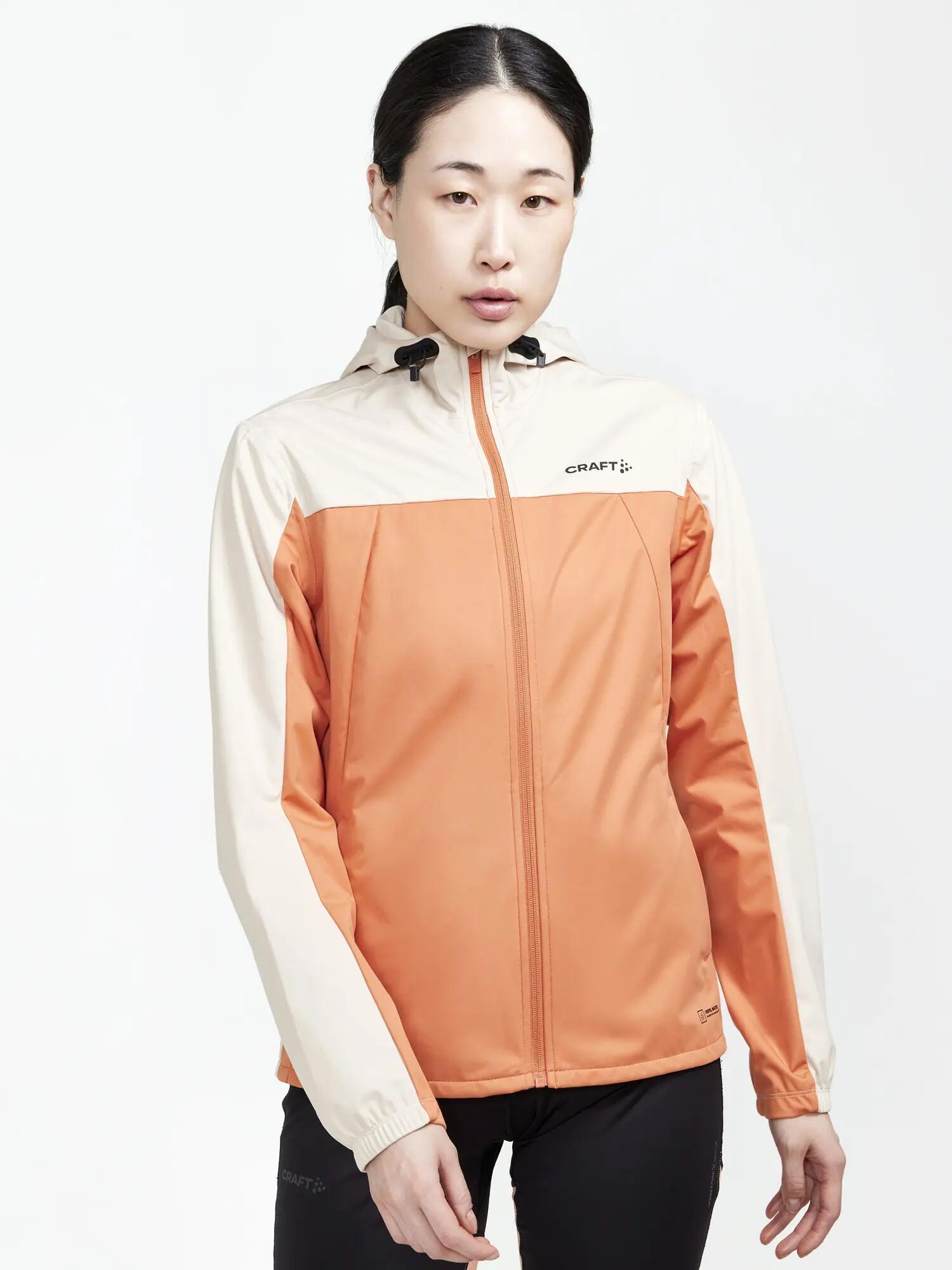 craft ADV Essence Hydro Jacket W – Wasserdicht & atmungsaktiv – Rusty Glow-Ecru 2/7