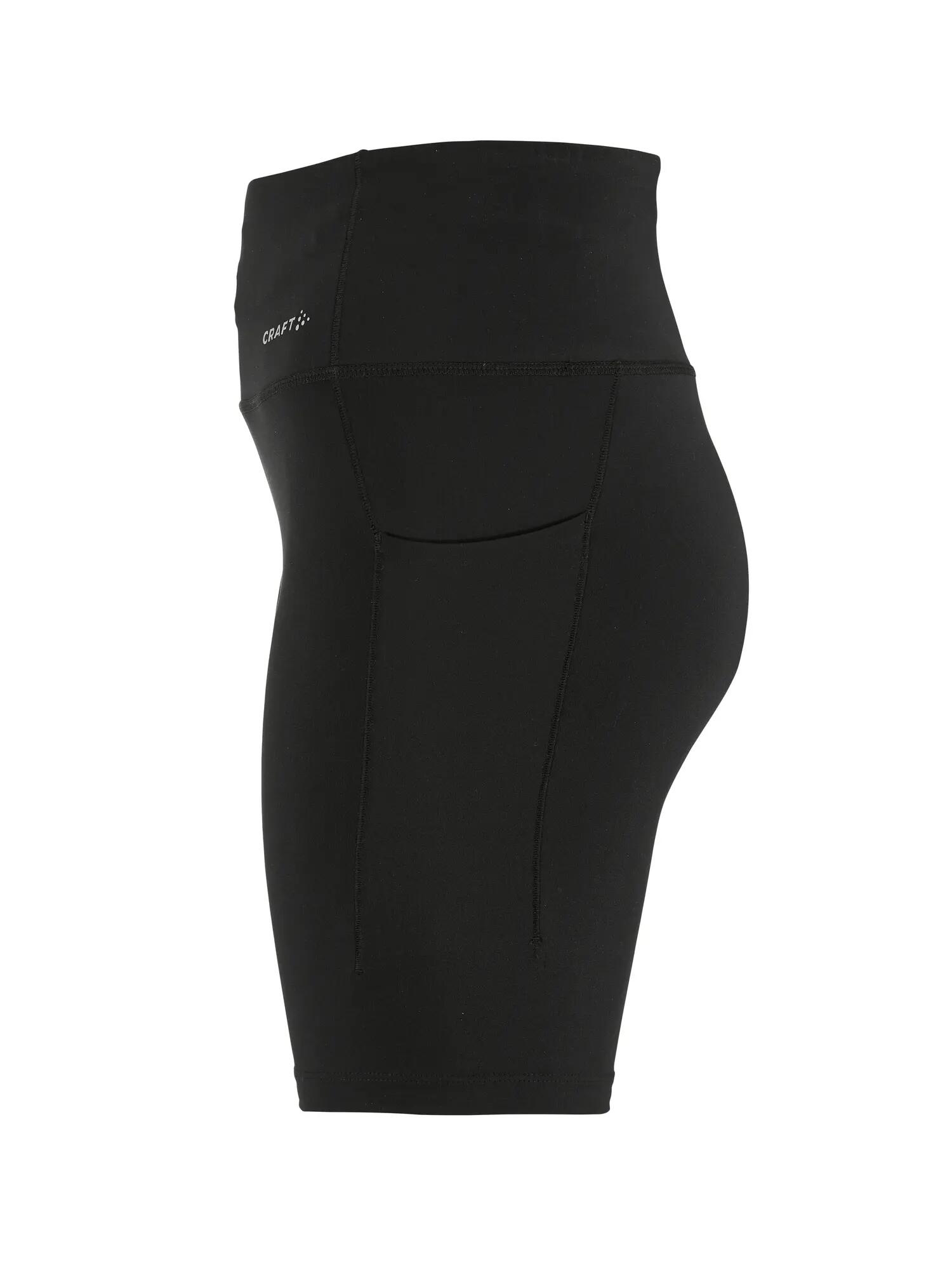 craft Essence Short Tights 3 W - Korte legging zwart met brede tailleband – 4/7