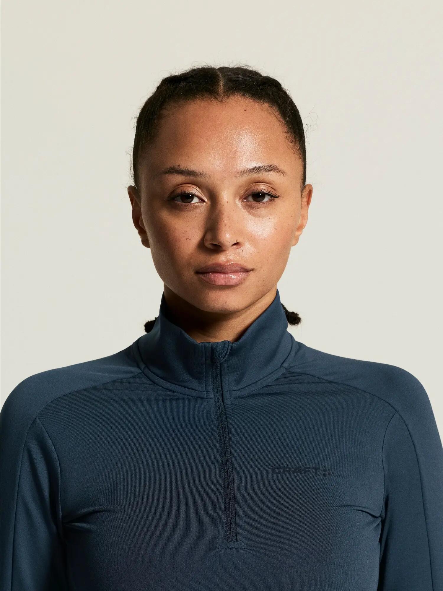 craft Gain Midlayer W - Midlayer mit Halbreißverschluss, weich & wärmend – Night 7/7