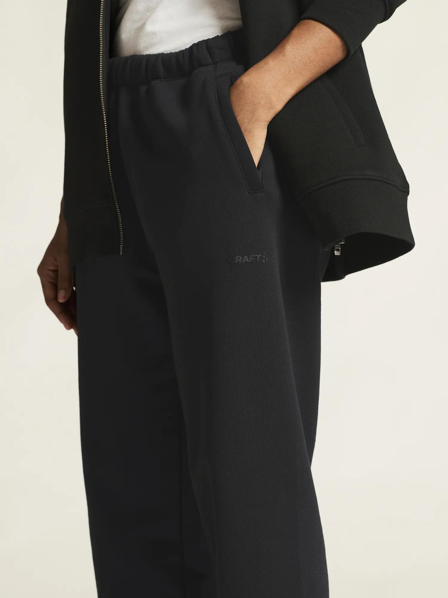 craft Sweatpants Frequent W en coton bio – coupe relaxed – Black 7/7
