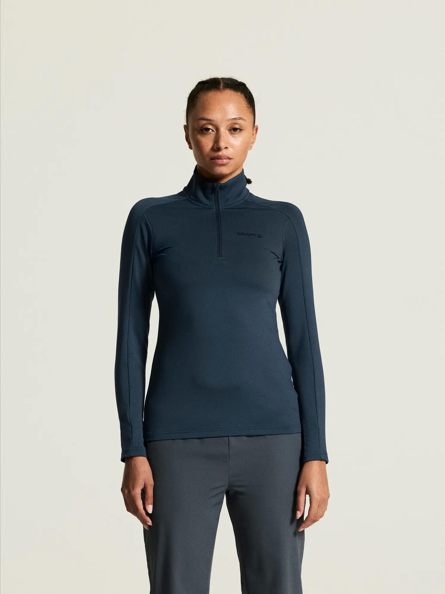 craft Gain Midlayer W - Midlayer mit Halbreißverschluss, weich & wärmend – Night 5/7