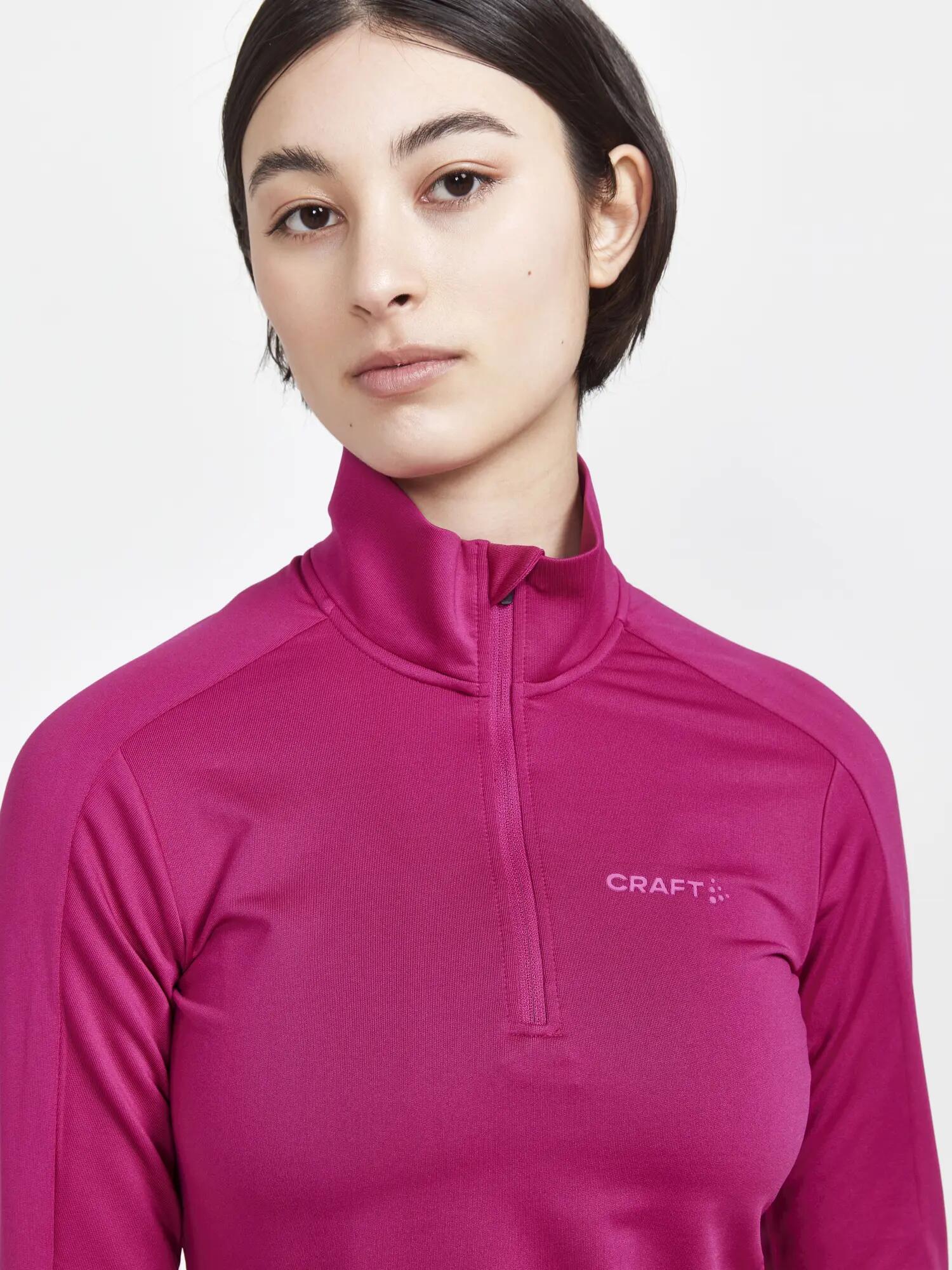 craft Gain Midlayer W - Midlayer weich gebürstet – Roxo 4/5