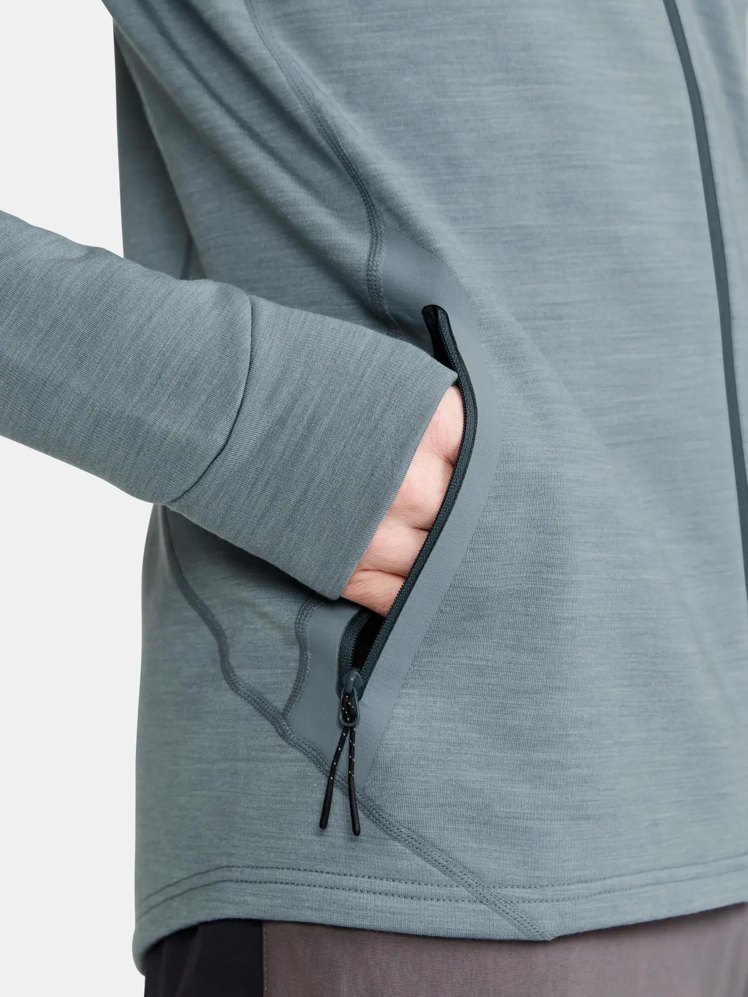 craft PRO Explore Wool Midlayer M - Midlayer chaud et technique – Flow-Melange 5/7