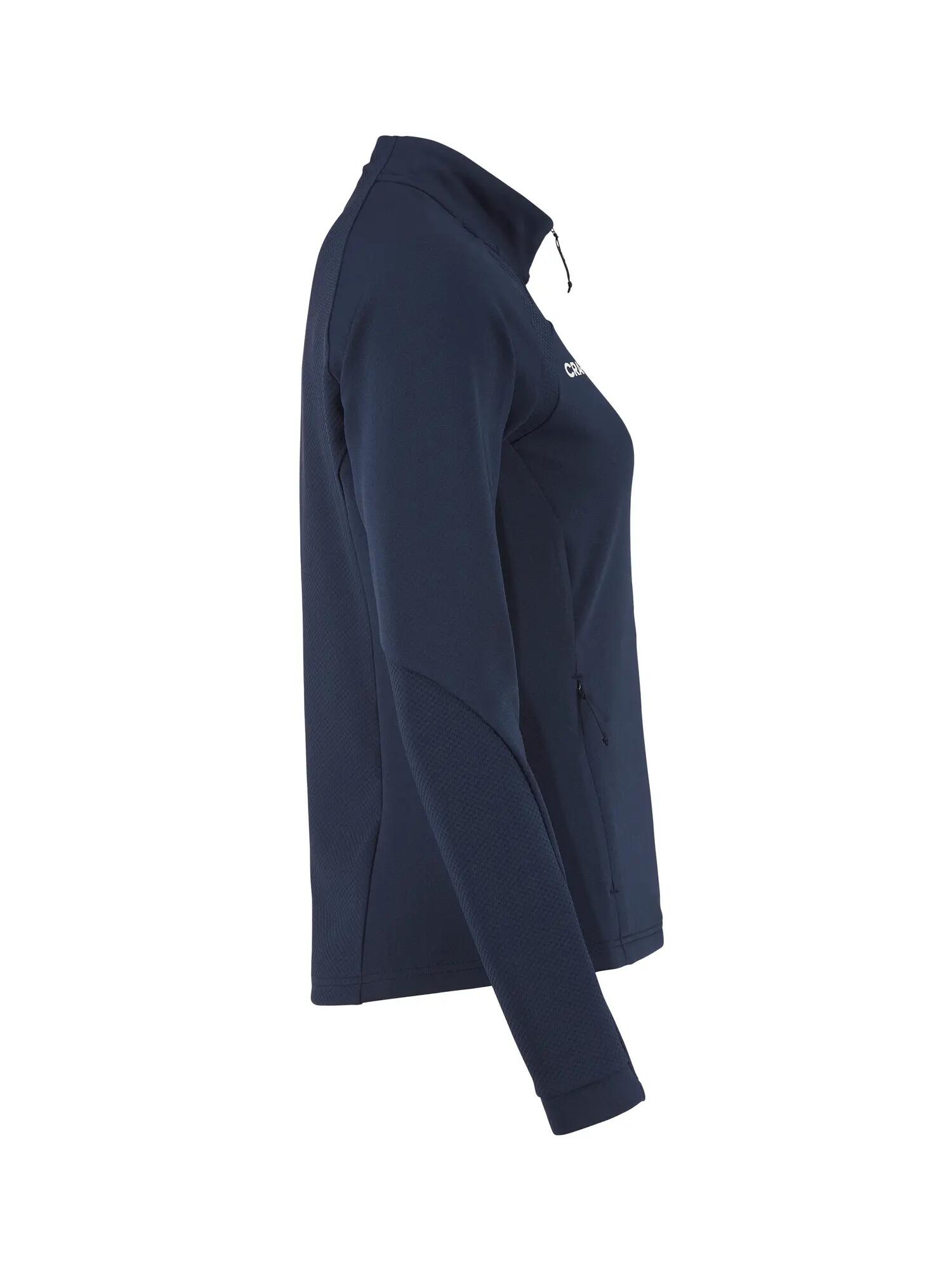 craft Chaqueta Extend 2.0 Full Zip Mujer - Midlayer Elástica, Navy 3/3