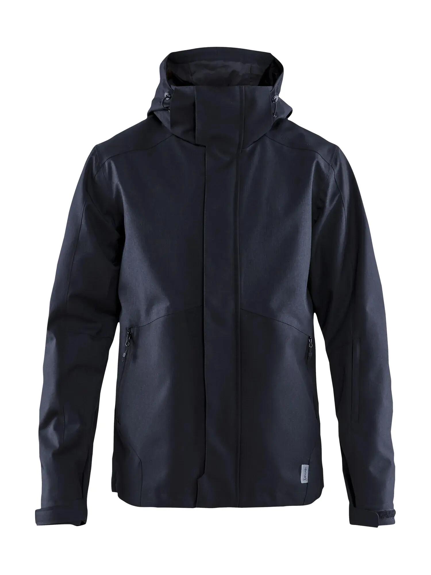 craft Mountain Jacket M — Cortavientos e impermeable – Gravel Melange 1/2