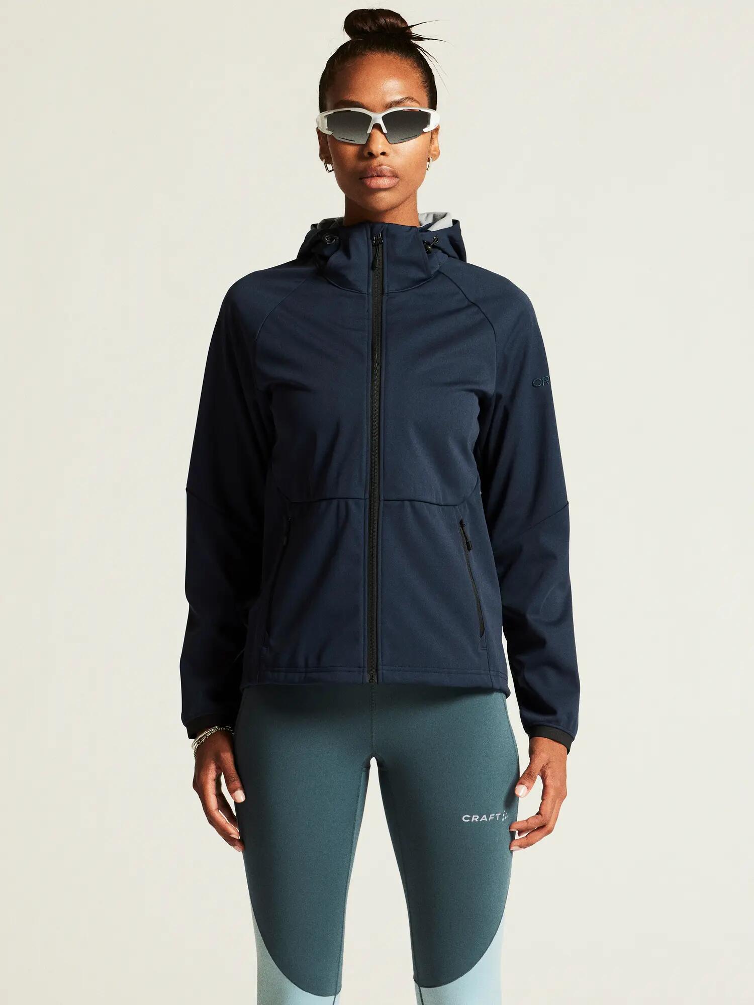 craft CORE Explore Softshell 2.0 Jas Dames – Winddicht en rekbaar – Blaze 5/7