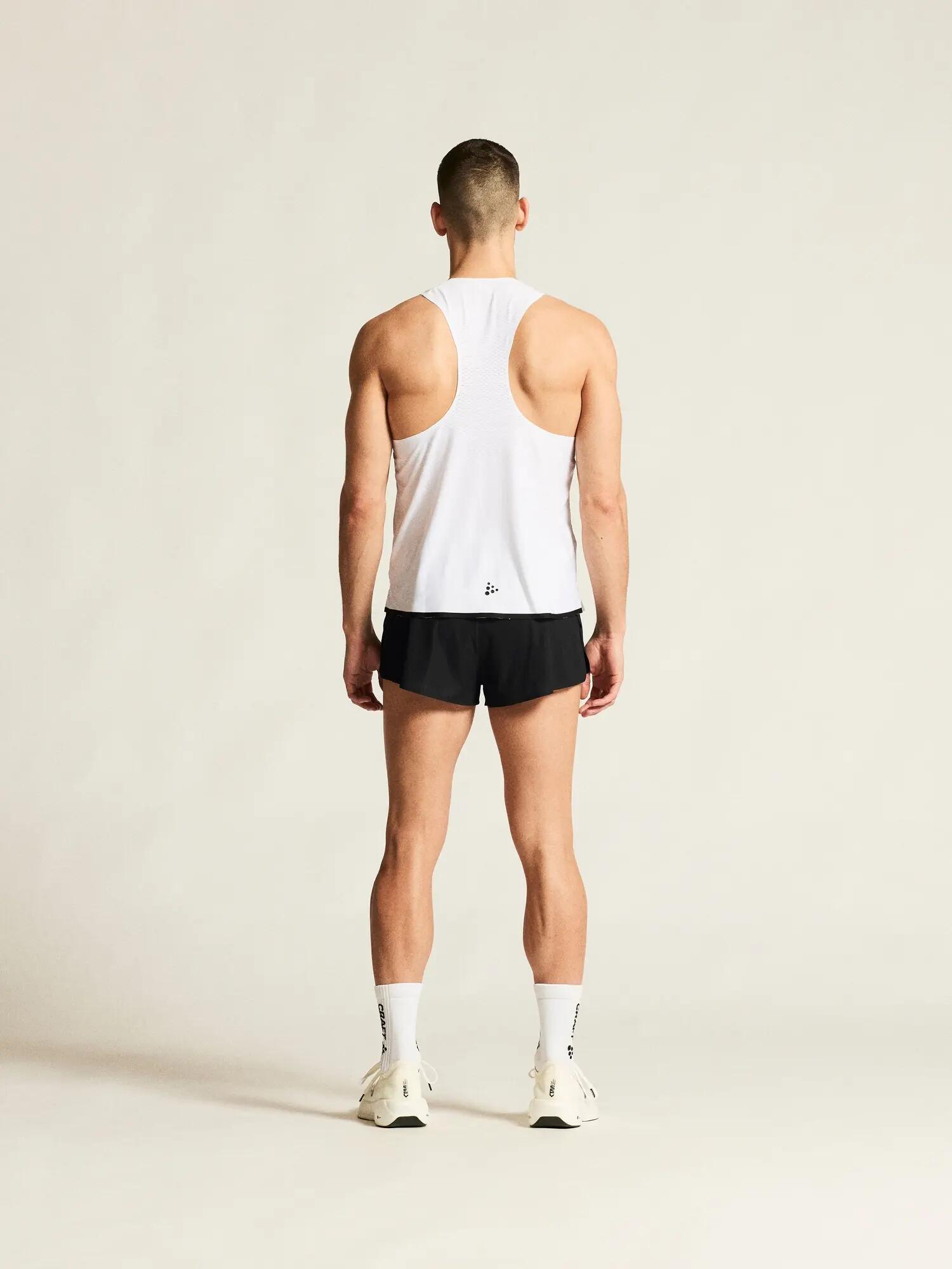 craft Race Day Split Shorts M – Profi-Laufshorts aus recyceltem Ripstop – Black 4/7