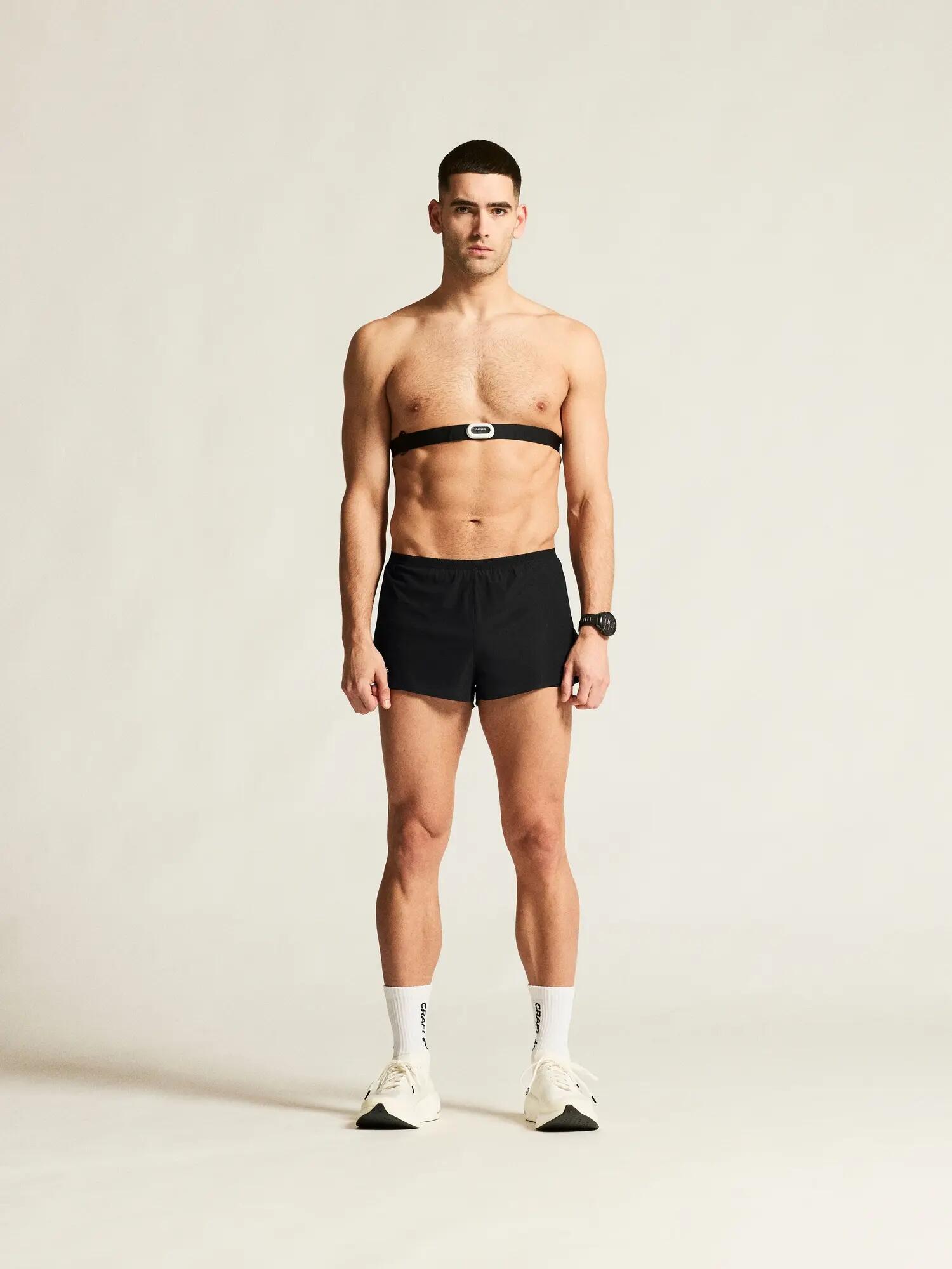 craft Race Day Split Shorts M – Profi-Laufshorts aus recyceltem Ripstop – Black 3/7