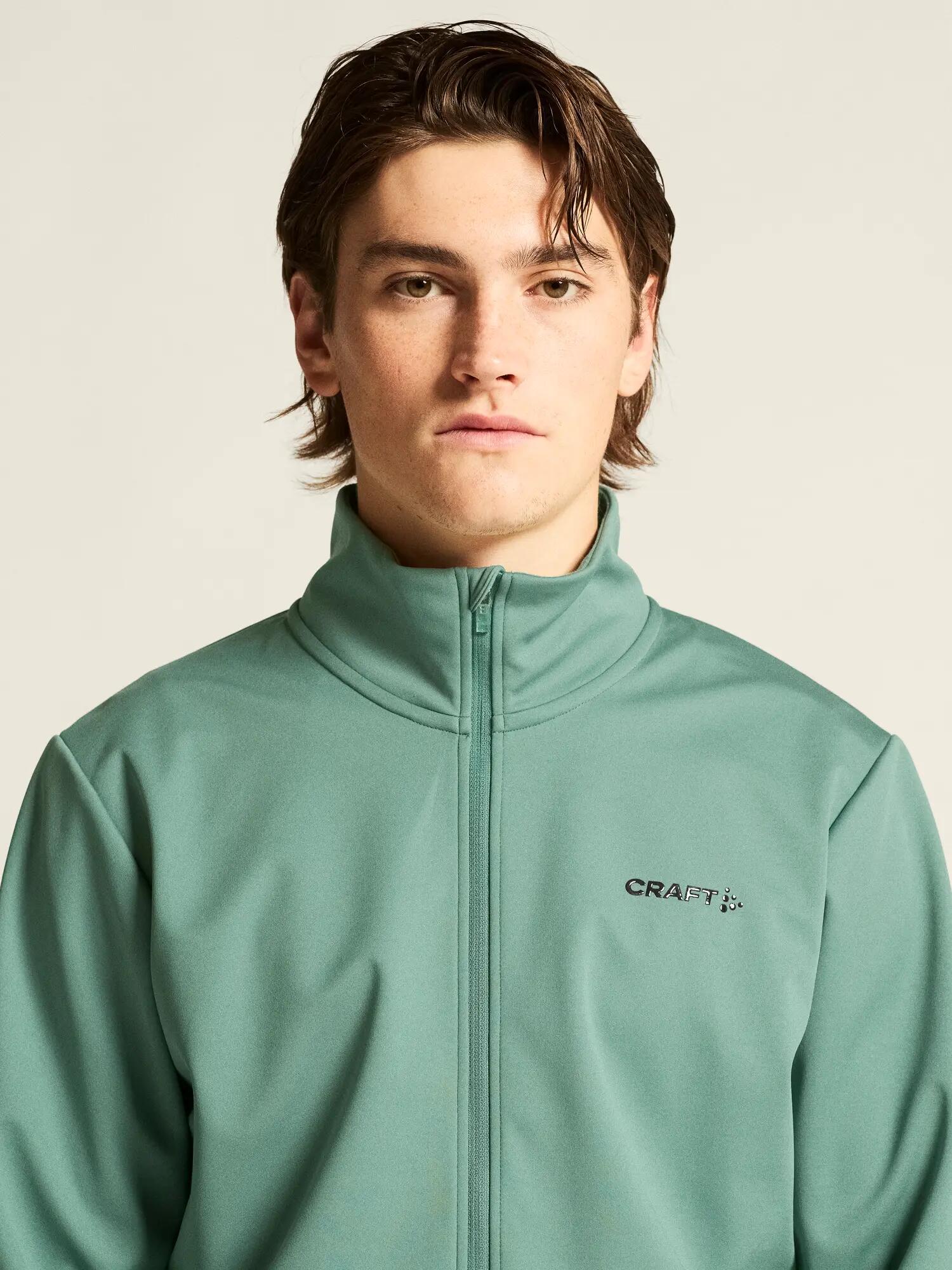 craft CORE Essence Nordic Jas M — 3‑laags softshell, winddicht – Atlantic 7/7