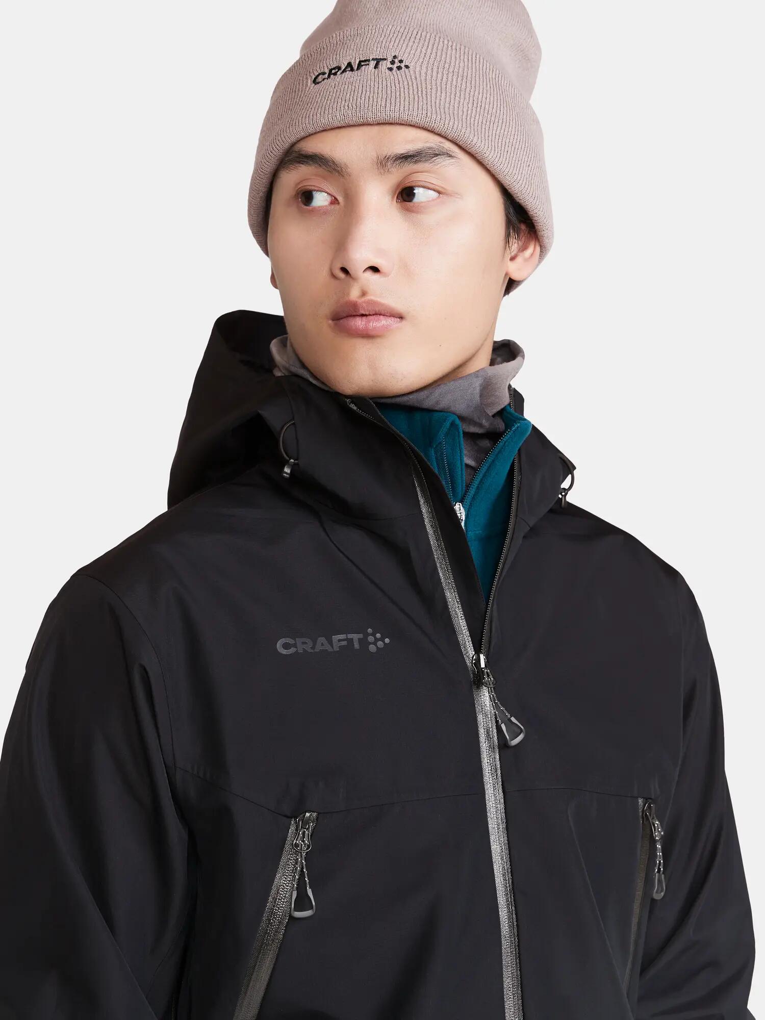 craft ADV Explore Shell Jacket M wasserdicht 3-Lagen – Black 6/7