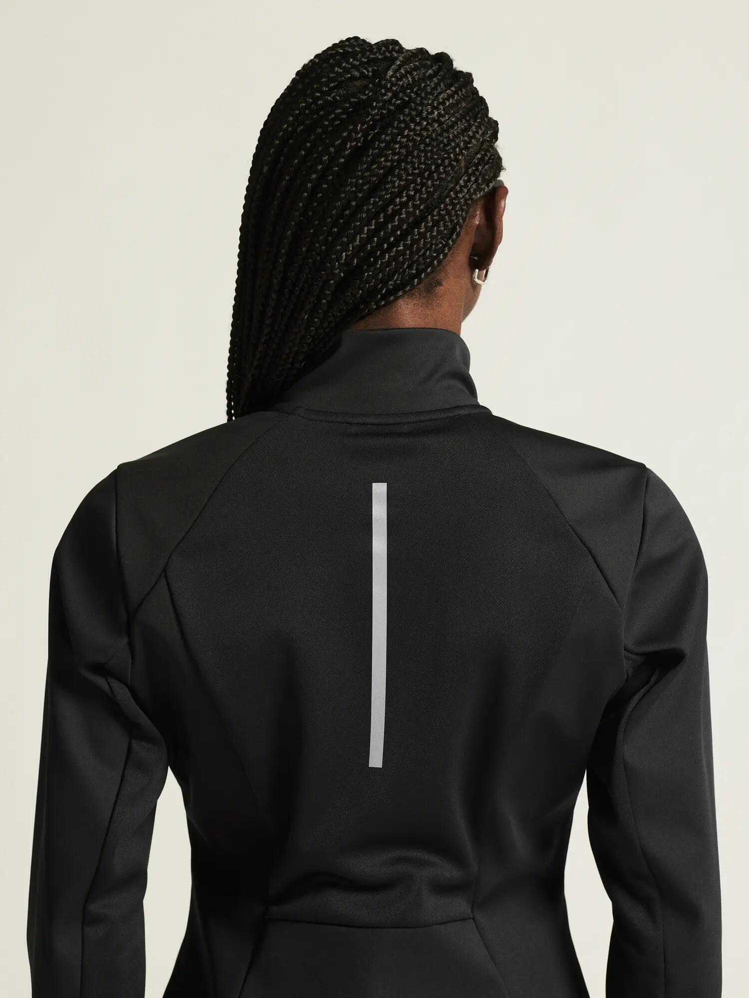 craft CORE Essence Nordic Softshelljack 3‑laag winddicht – Black 6/7