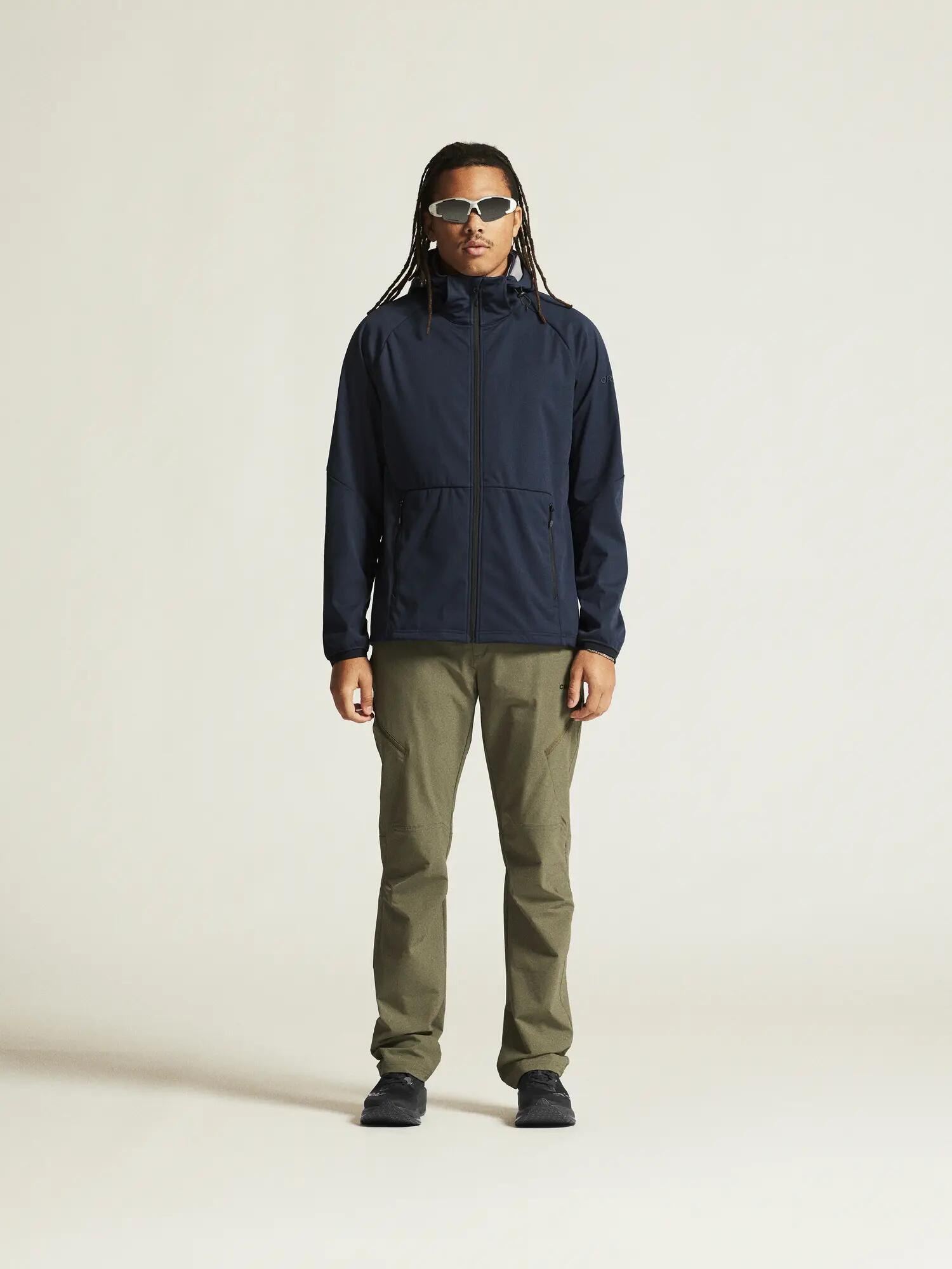 craft CORE Explore Softshell 2.0 Jacke M – wind- und wasserabweisend – Blaze 5/7