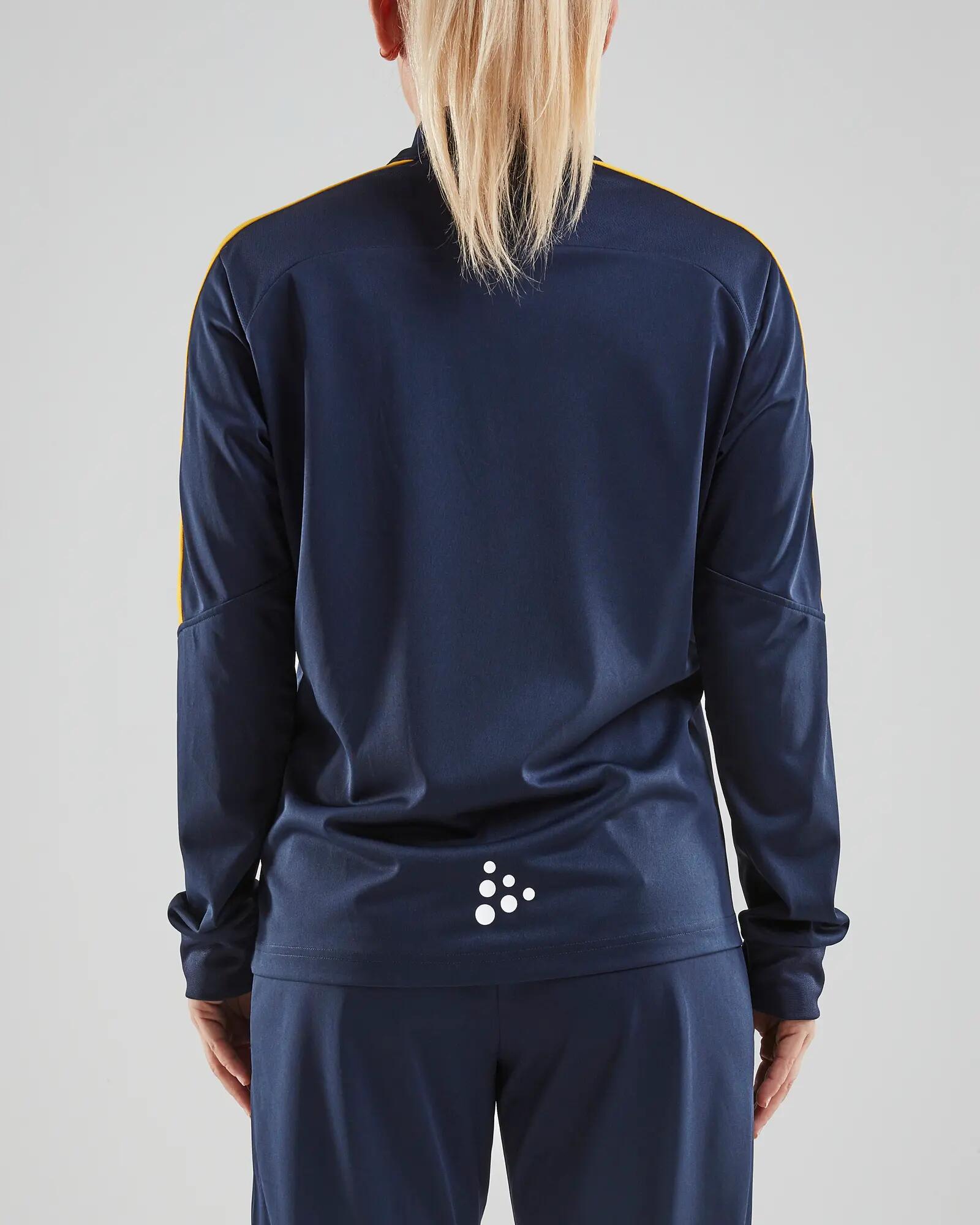 craft Progress Jacket W - Casaco treino respirável – Navy/Sweden Yellow 3/5