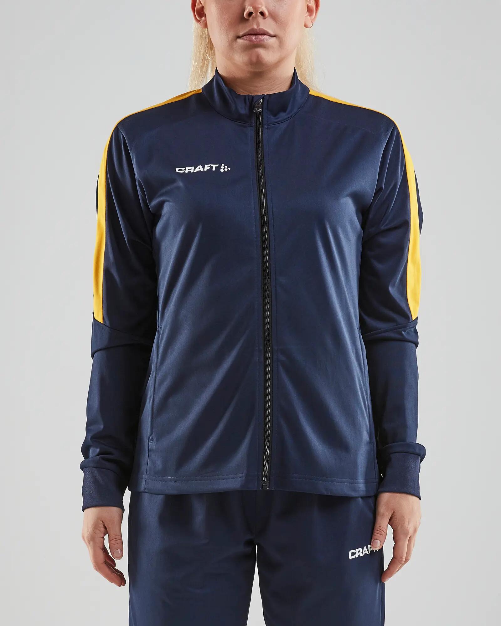 craft Progress Jacket W - Casaco treino respirável – Navy/Sweden Yellow 2/5