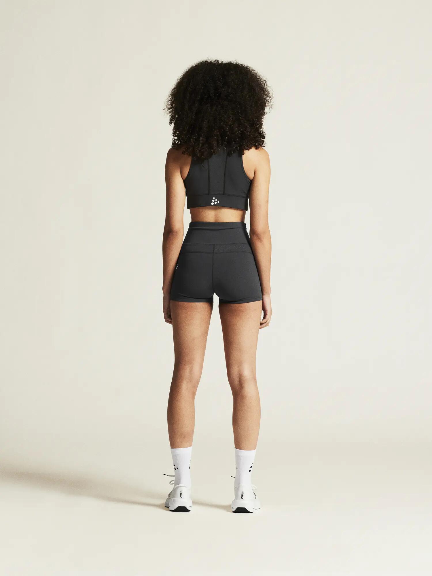 craft Rush 2.0 Crop Top W – eng anliegend, atmungsaktiv – Black 5/7