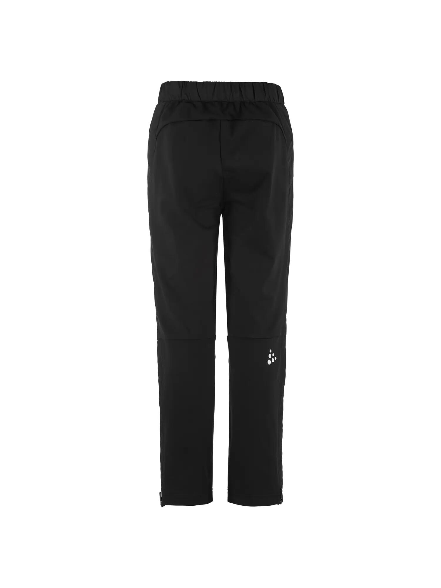 craft Ability Warm Pants Jr warme Sporthose winddicht vorne – Black 4/4