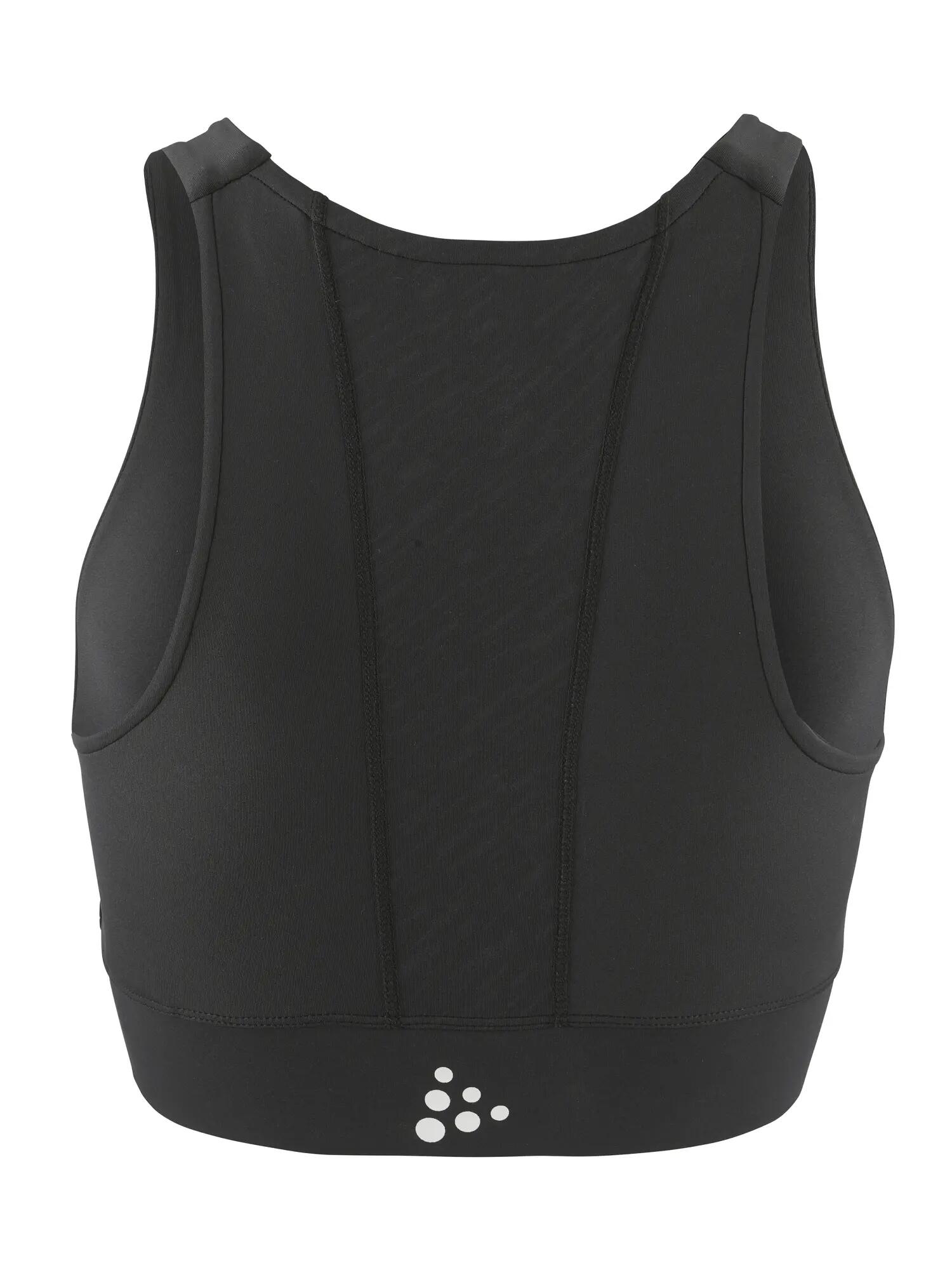 craft Rush 2.0 Crop Top W – eng anliegend, atmungsaktiv – Black 2/7