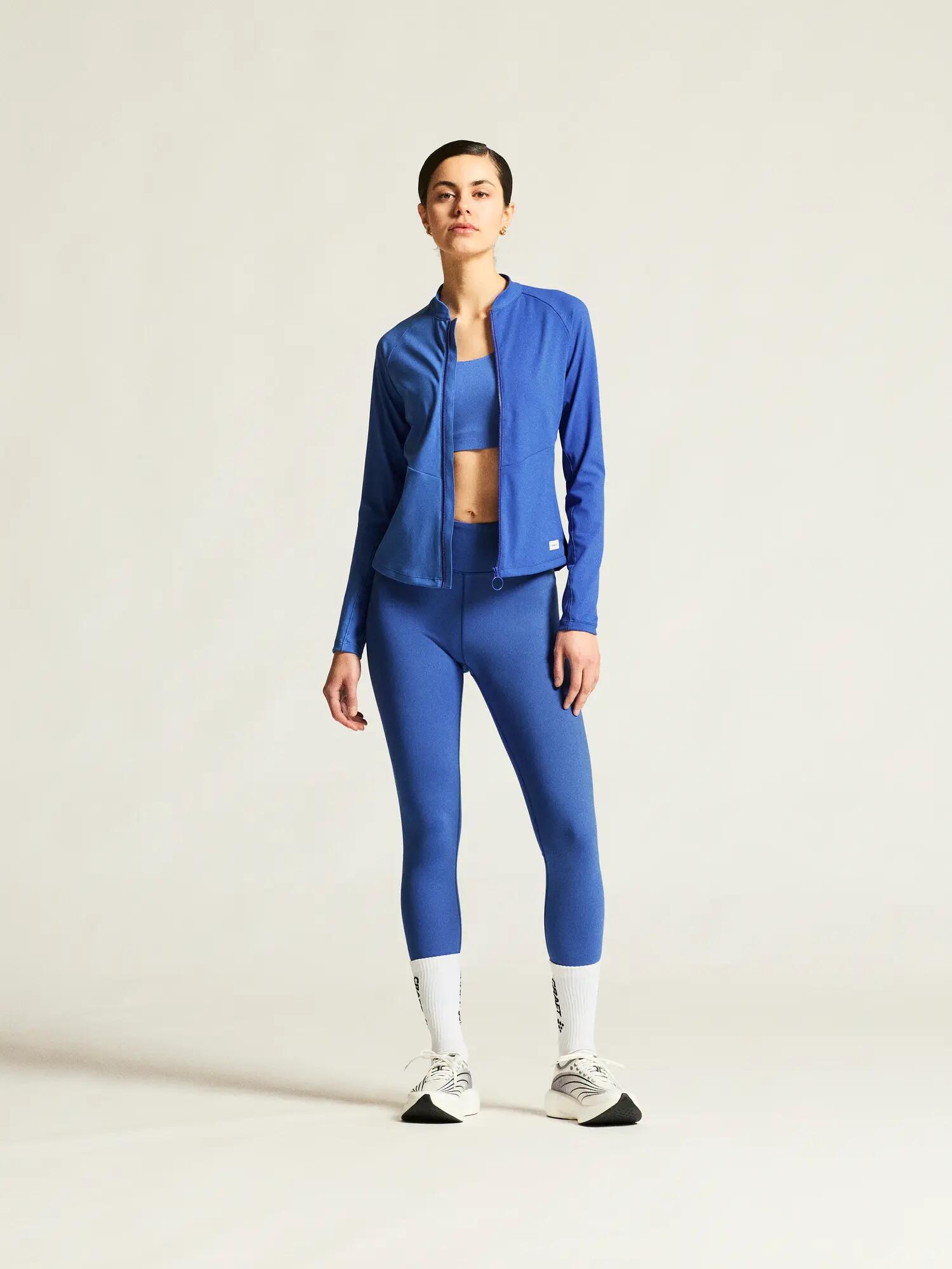 craft Collective Zip Sweater W - Trainingssweat mit recyceltem Stretch – Ink 5/7