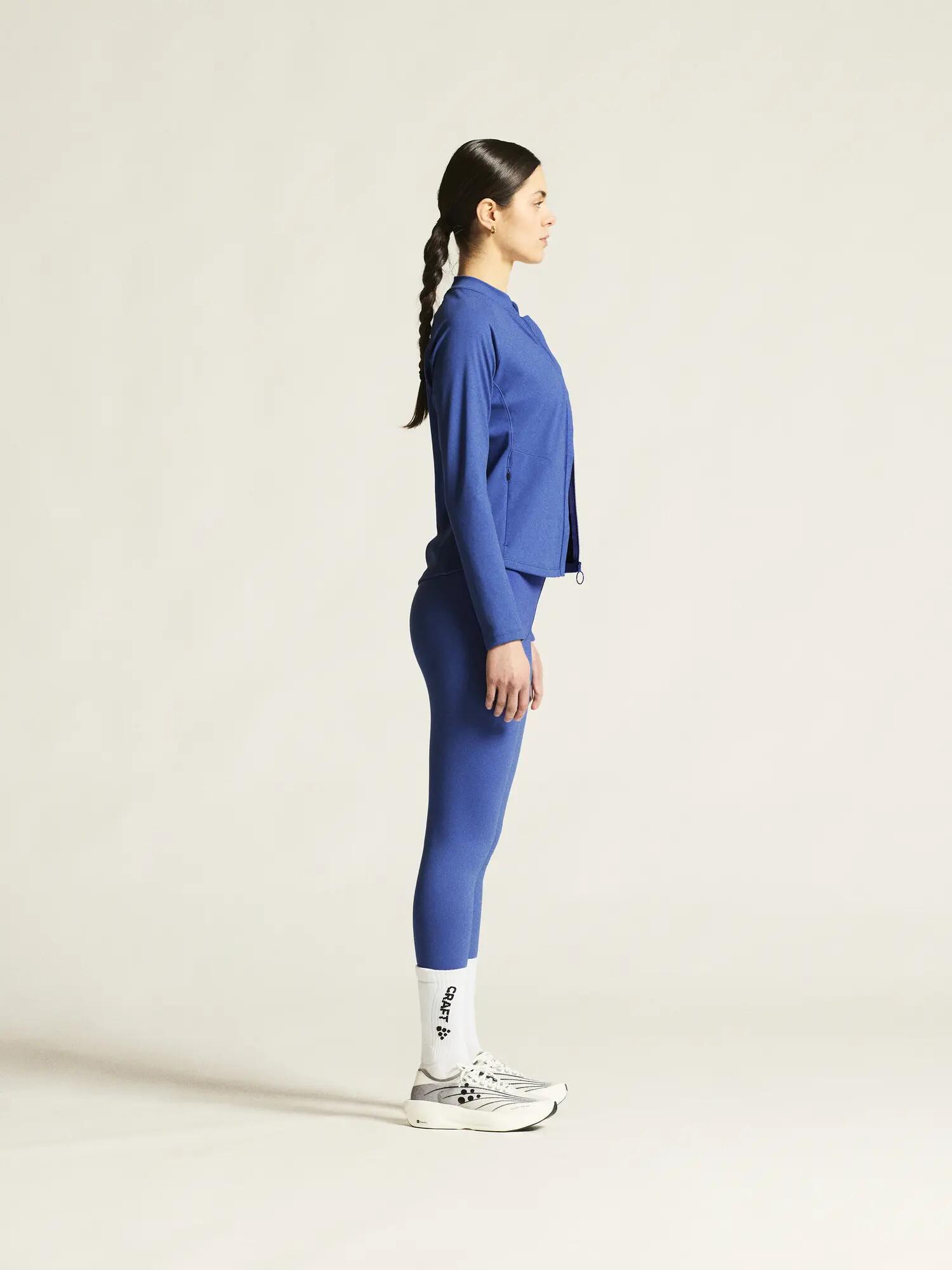 craft Collective Zip Sweater W - Trainingssweat mit recyceltem Stretch – Ink 4/7
