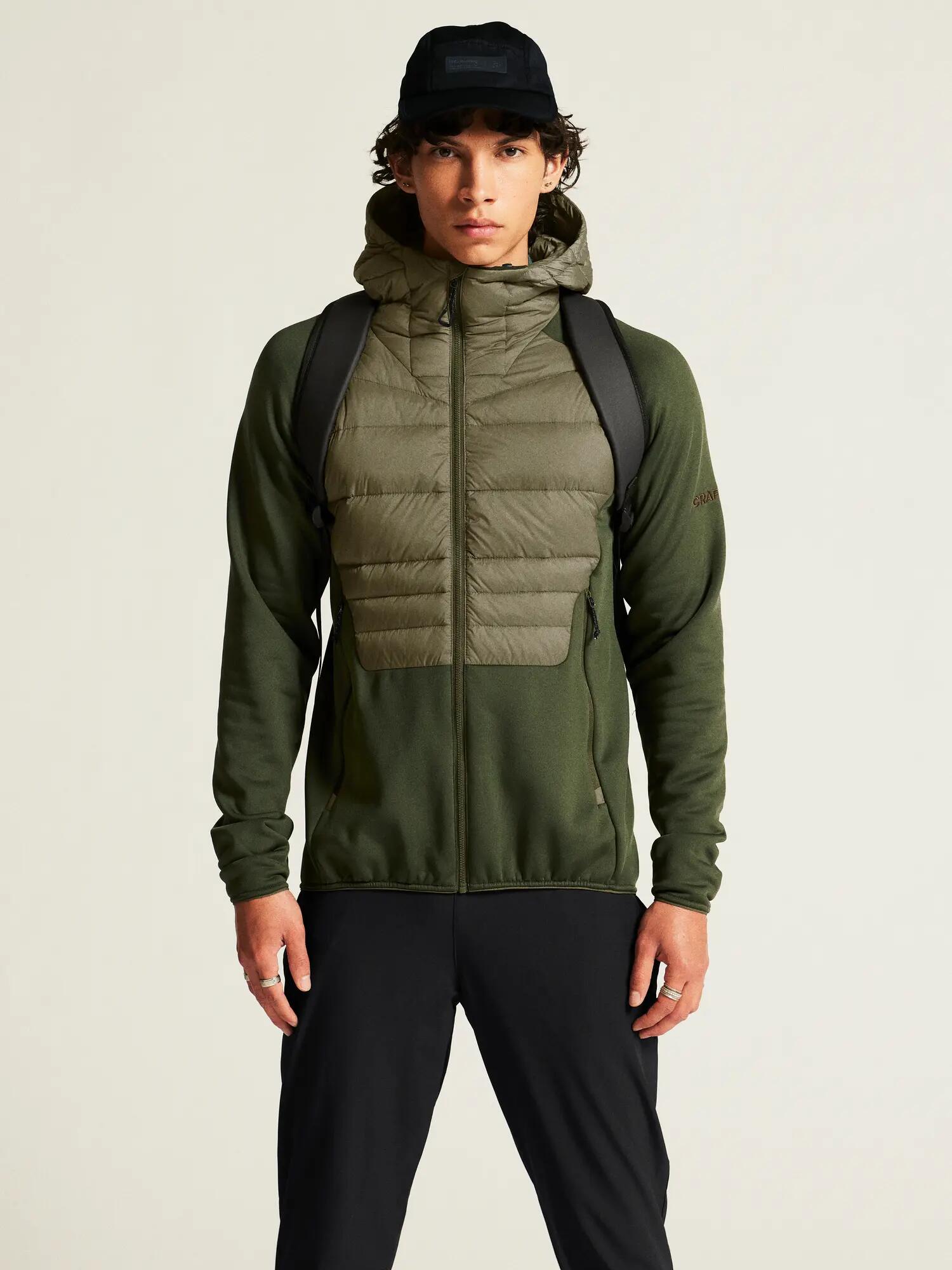craft ADV Explore Lt. Down Hybrid Jacket M — Daunen oben, Fleece unten – Rift 5/7